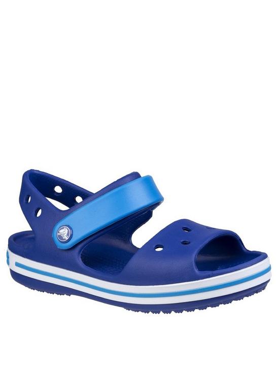 front image of crocs-crocband-sandal