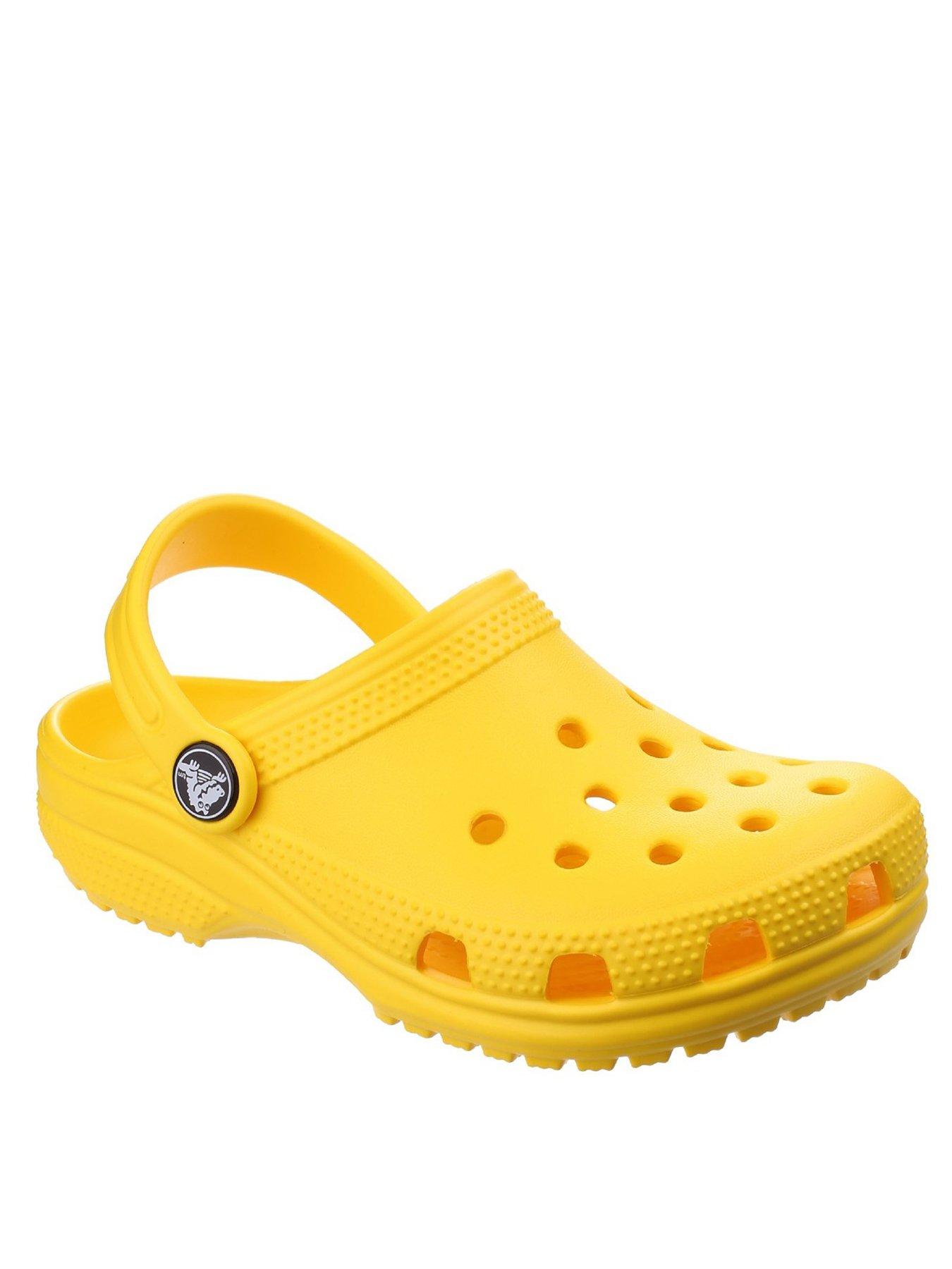 crocs classic clog yellow