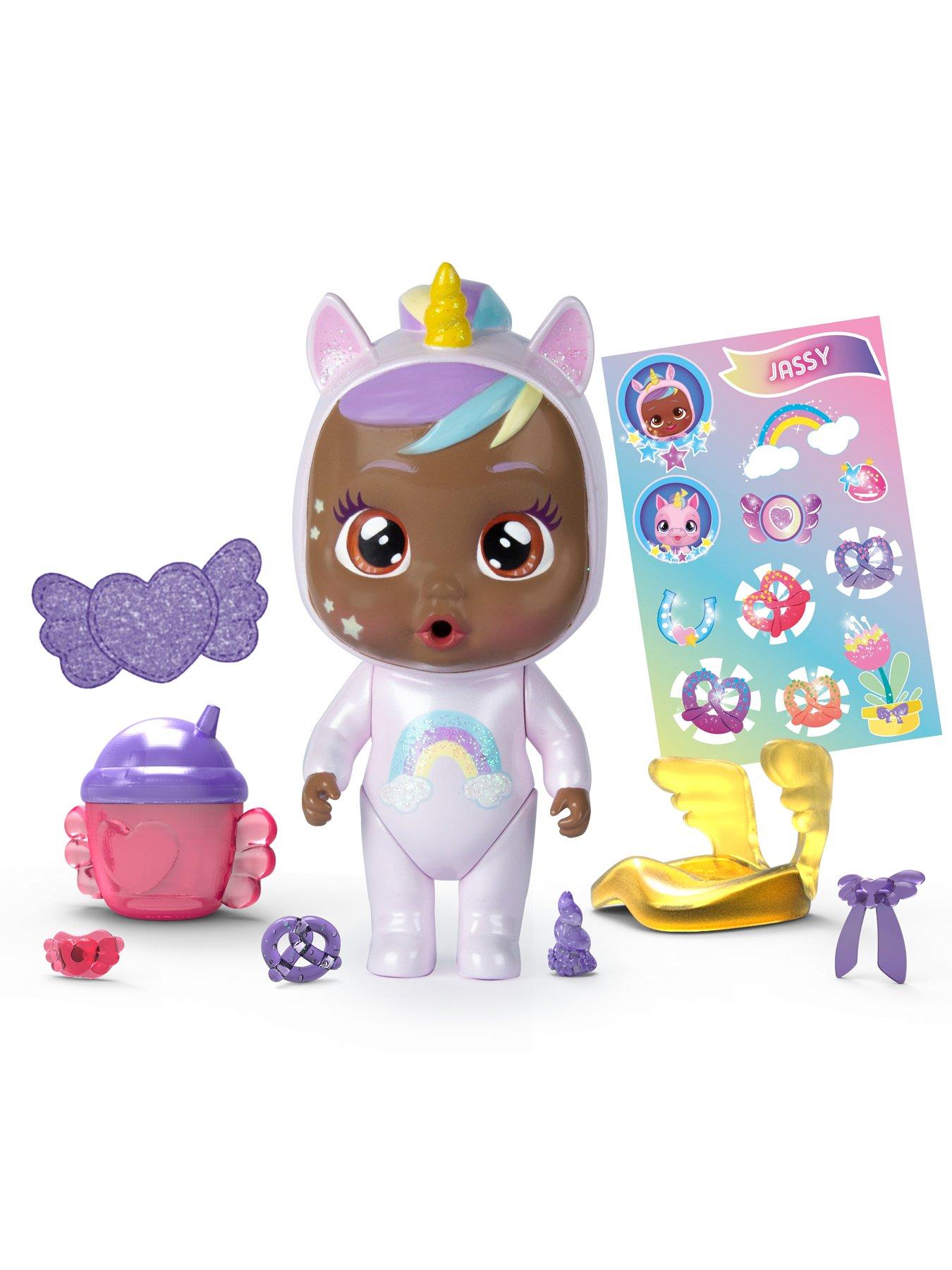 cry baby unicorn doll