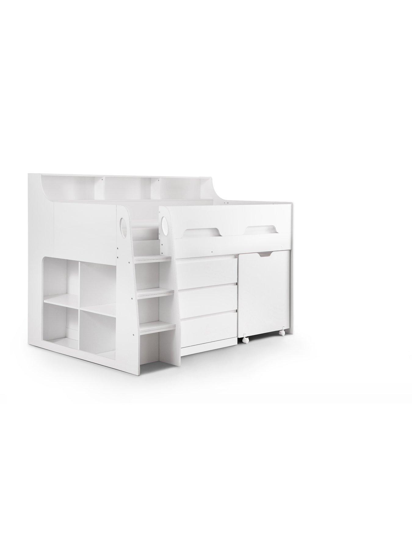 Image 3 of 5 of Julian Bowen Noah Midsleeper Bed with Desk, Drawers and Shelving&nbsp;