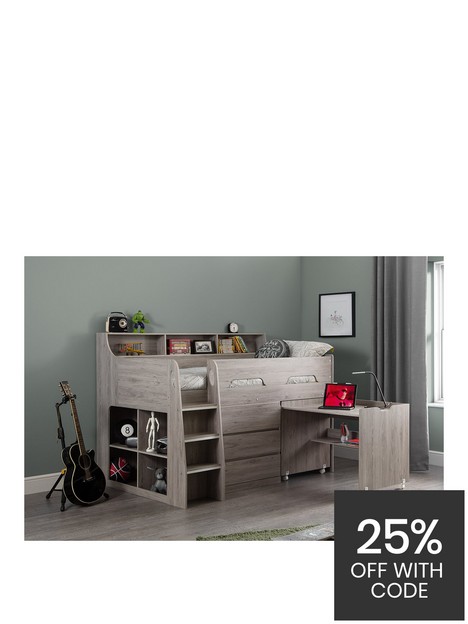 julian-bowen-noah-midsleeper-bed-with-storage-and-desk-white-or-grey