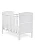  image of obaby-grace-mini-cot-bed-white