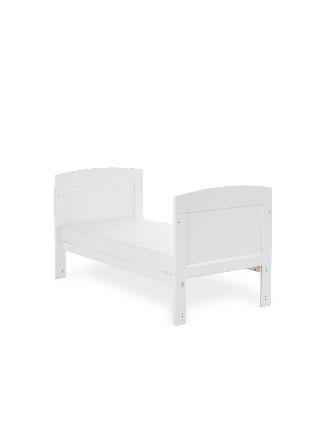 Image 3 of 4 of Obaby Grace Mini Cot Bed - White