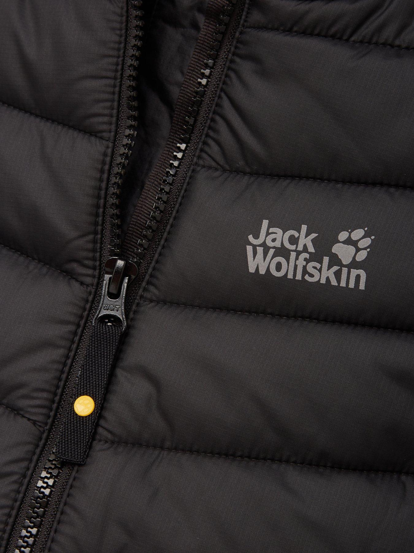 Doorlaatbaarheid medley redden Jack Wolfskin Kids K Zenon Jacket - Black | very.co.uk