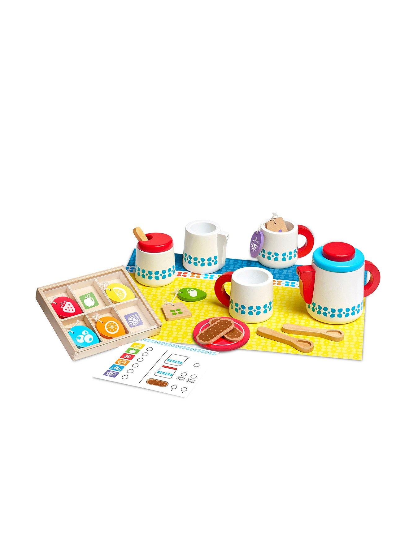 melissa and doug steep and serve tea set