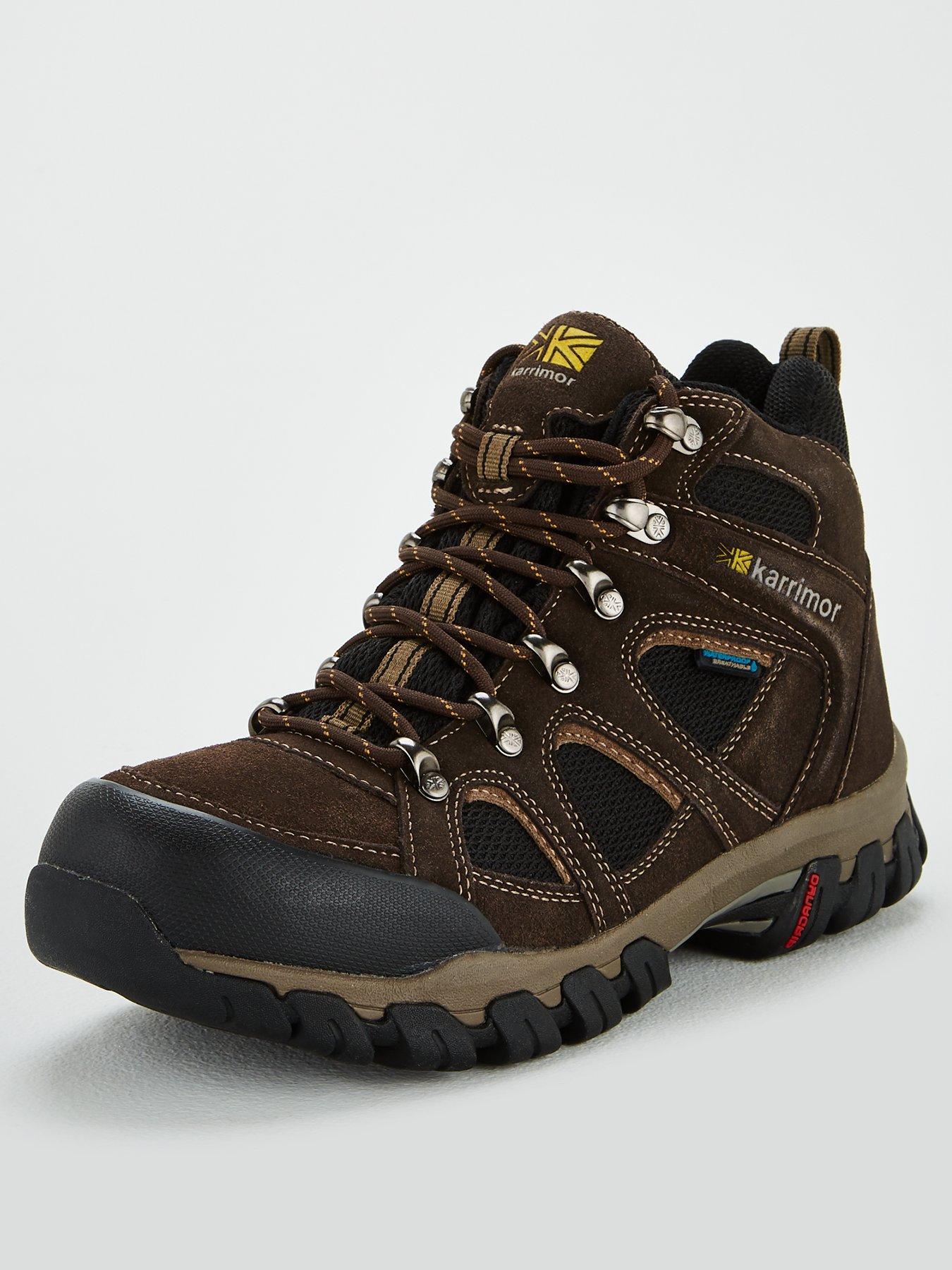 karrimor womens mendip 3 weathertite hiking boots brown