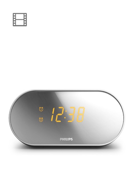 philips-clock-radio-dual-alarm-fm-digital-tuner-gentle-wake-mirror-design