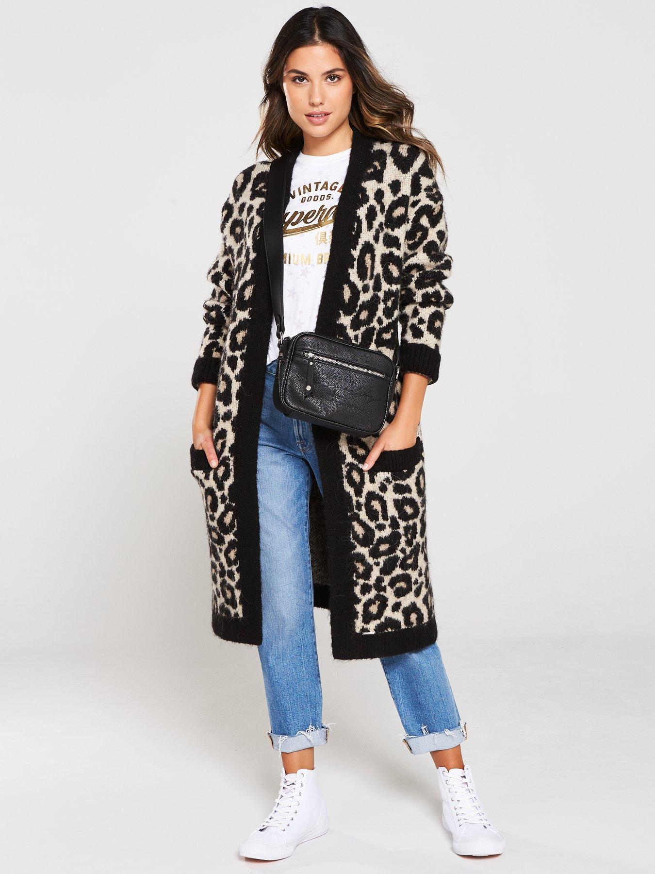 animal print cardigan uk