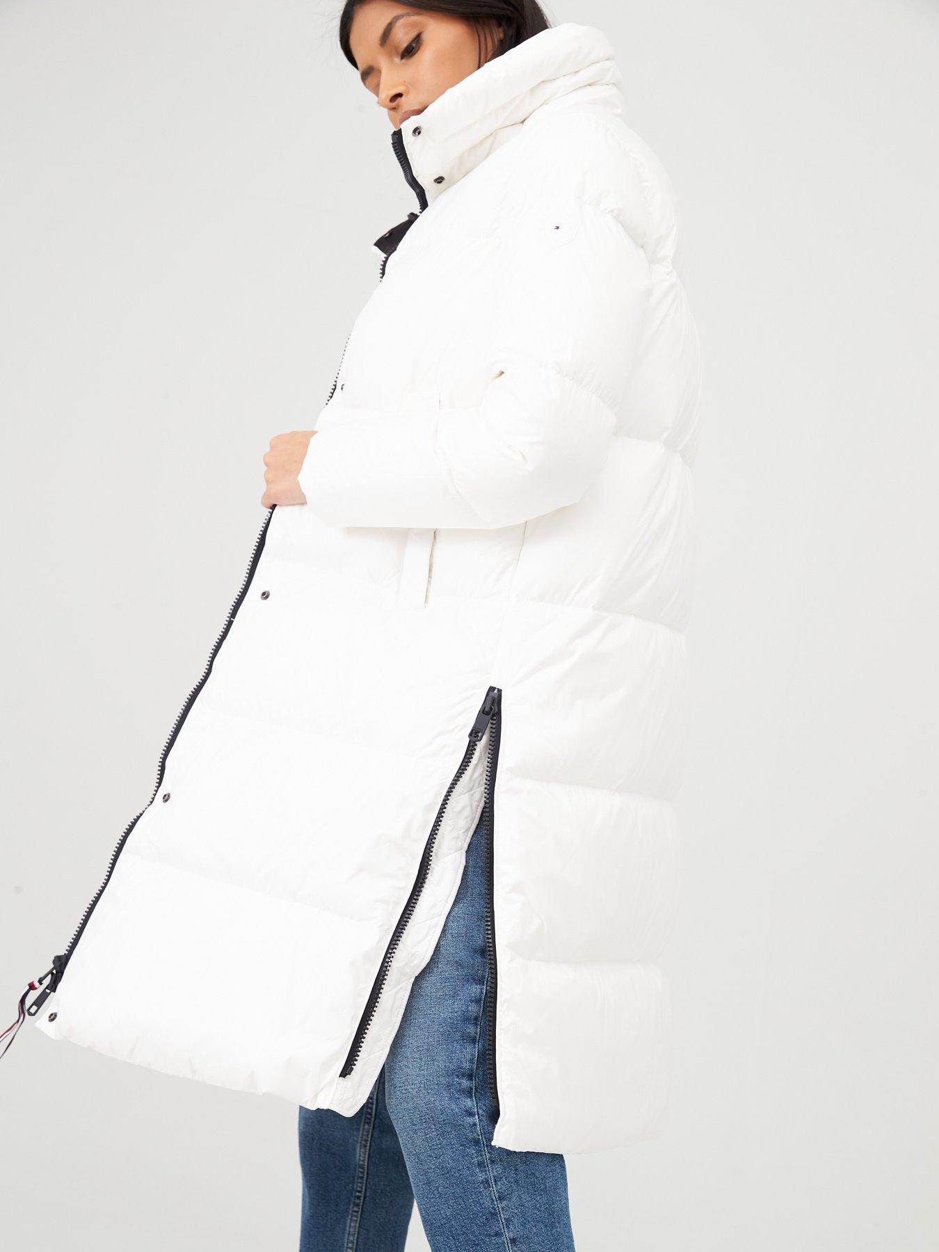 tommy hilfiger pearl coat