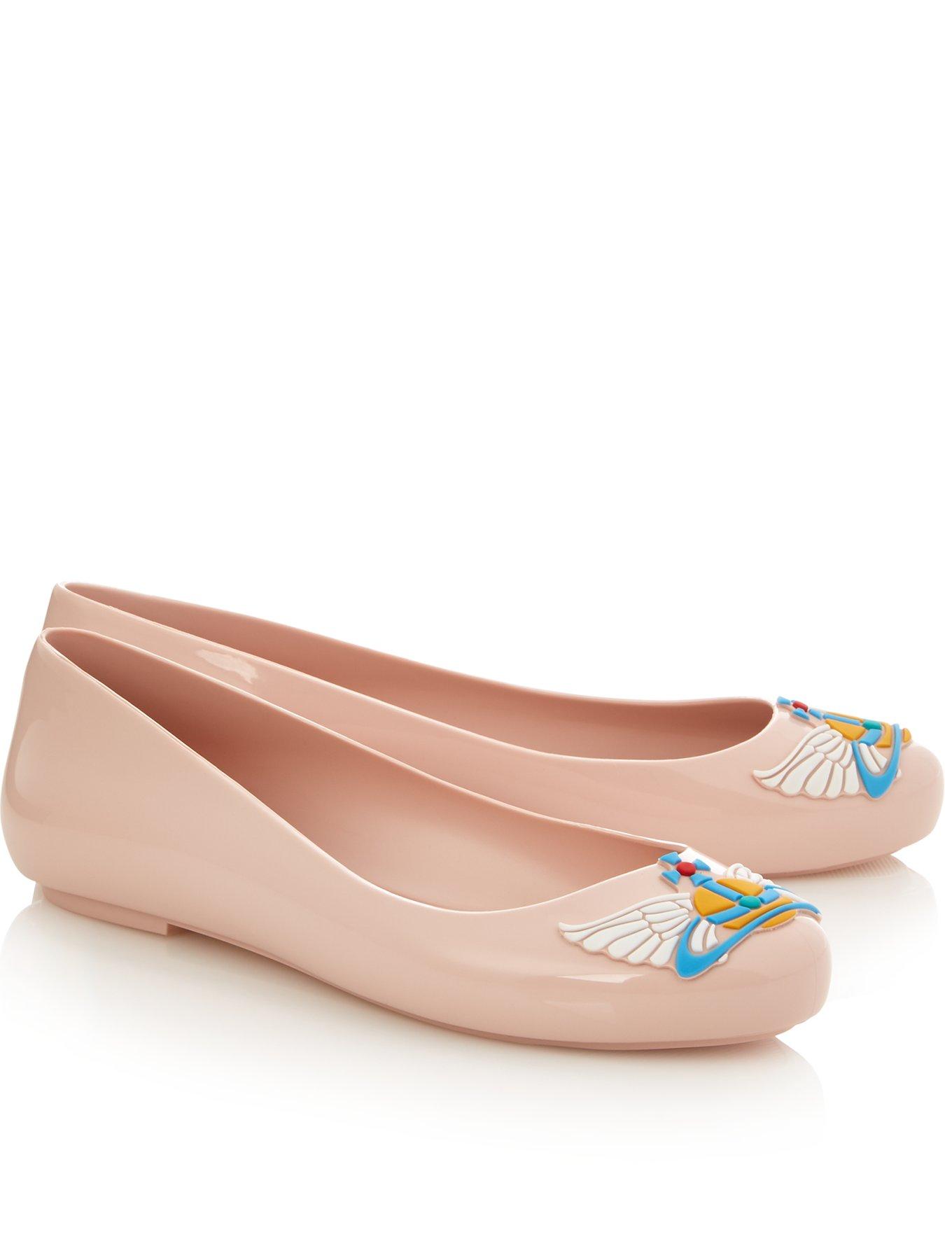 Melissa Vivienne Westwood Space Love 22 Ballerina Shoes Pink Very Co Uk