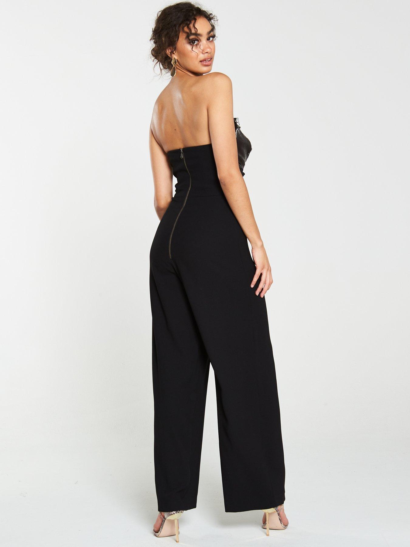 black sequin jumpsuit uk