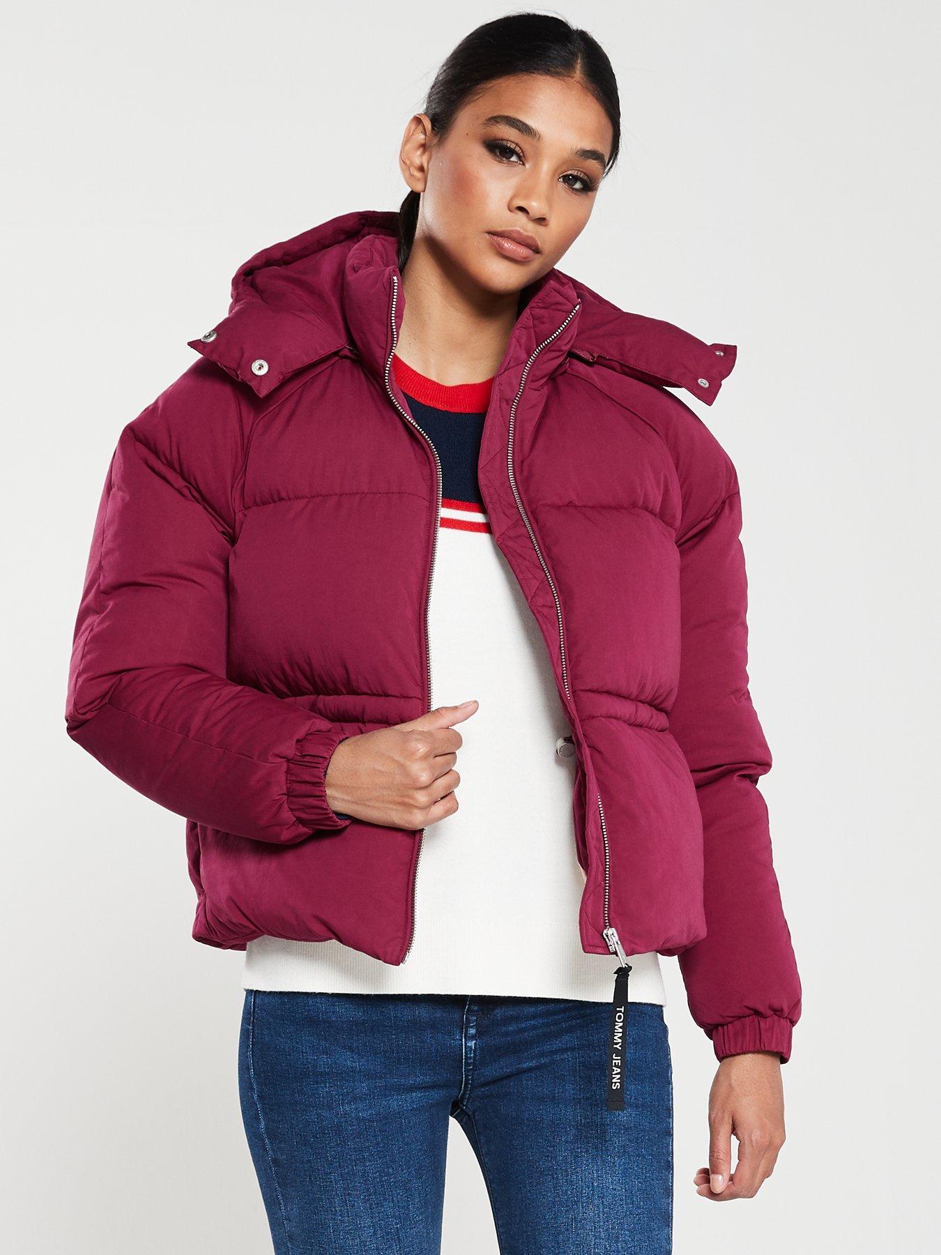 tommy jeans short padded jacket