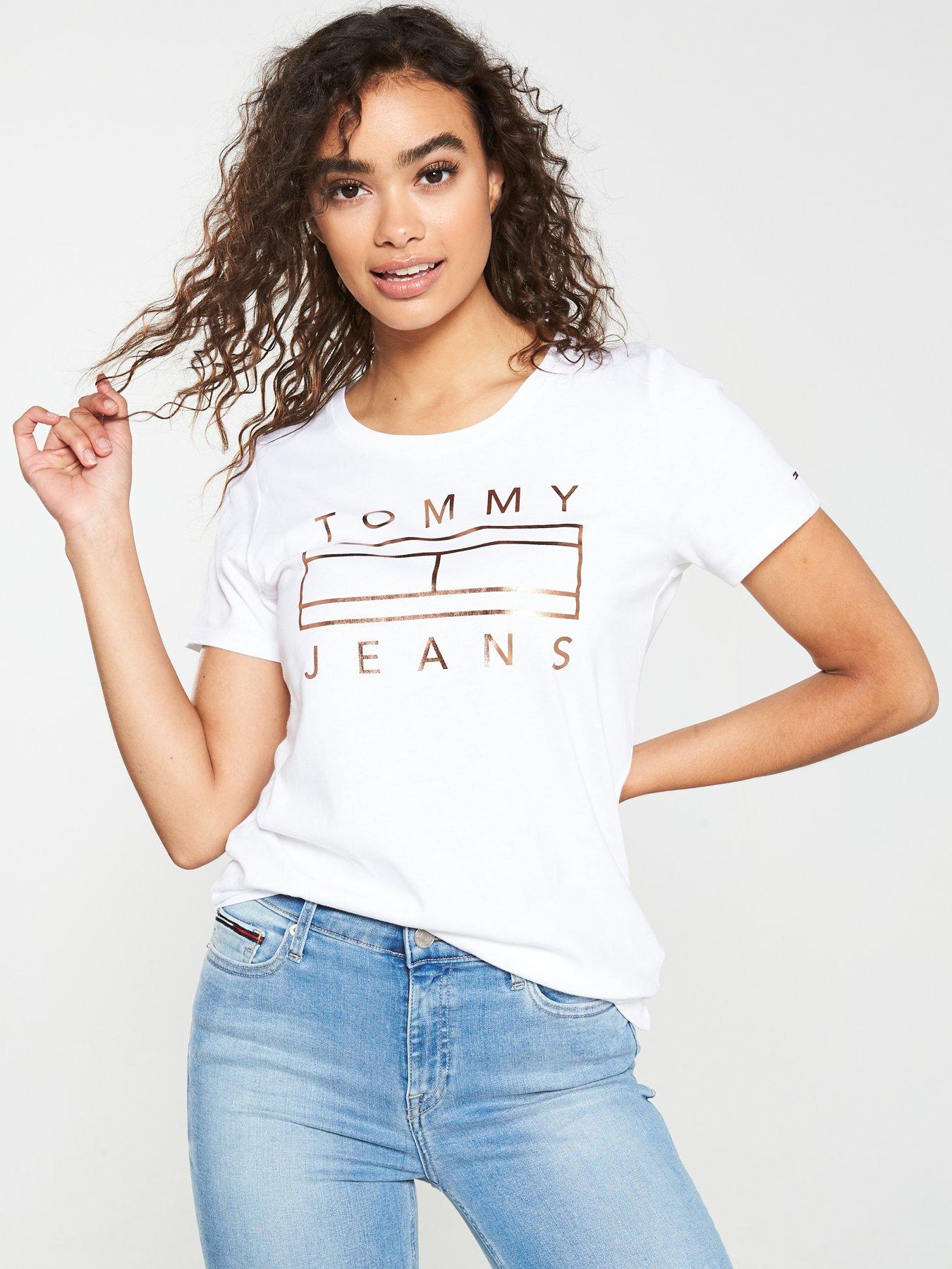 tommy jeans t shirt logo