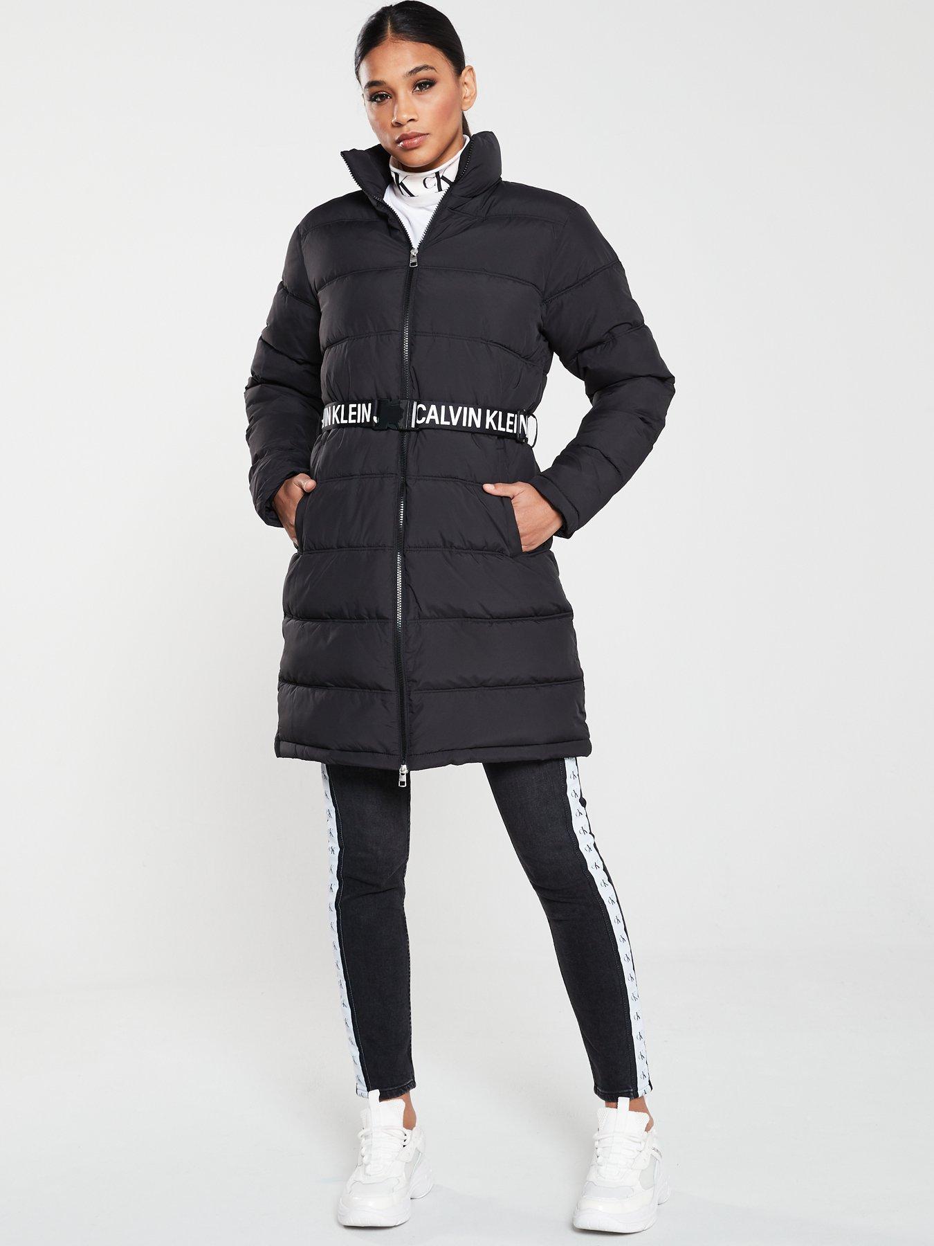 calvin klein padded coat