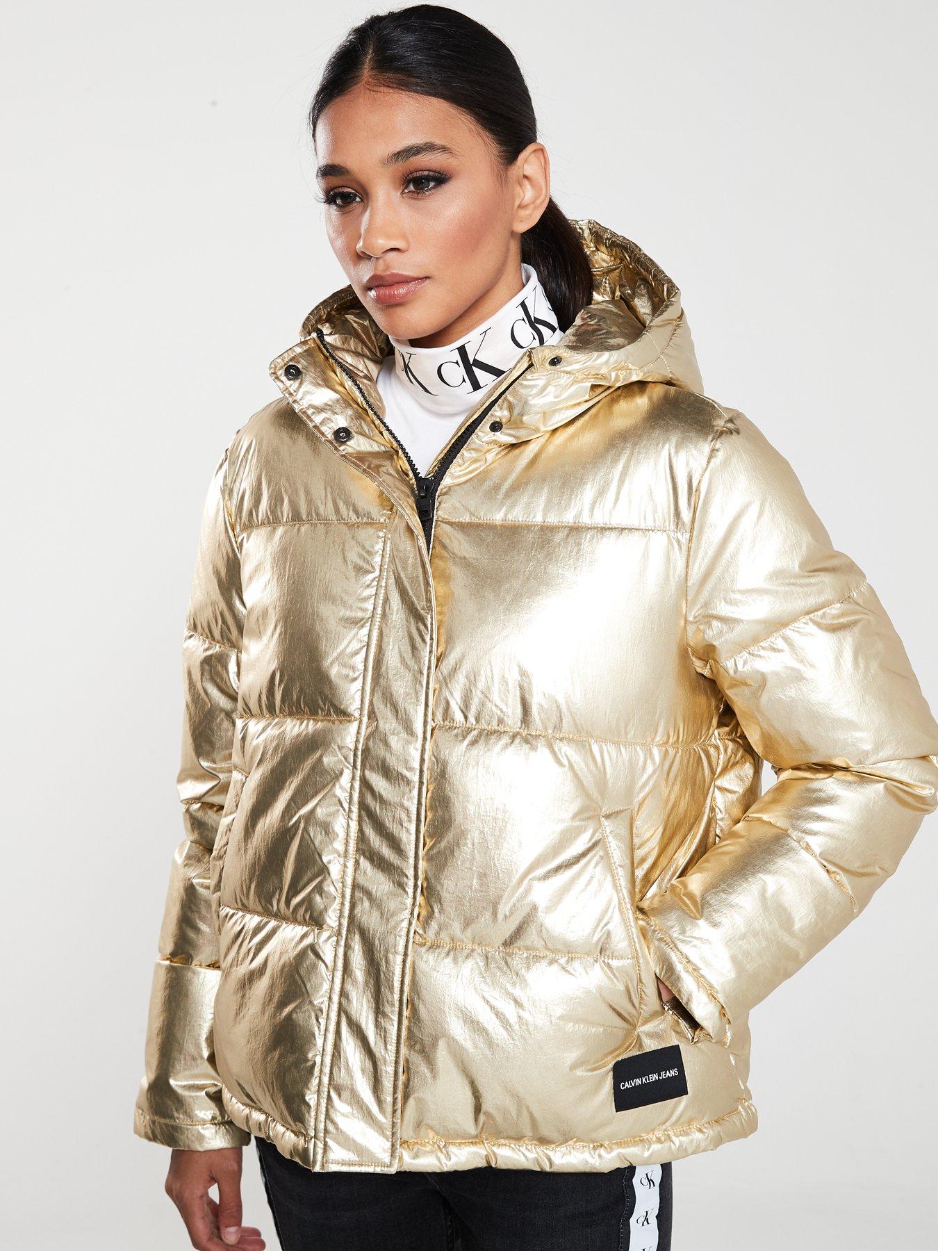 calvin klein gold jacket