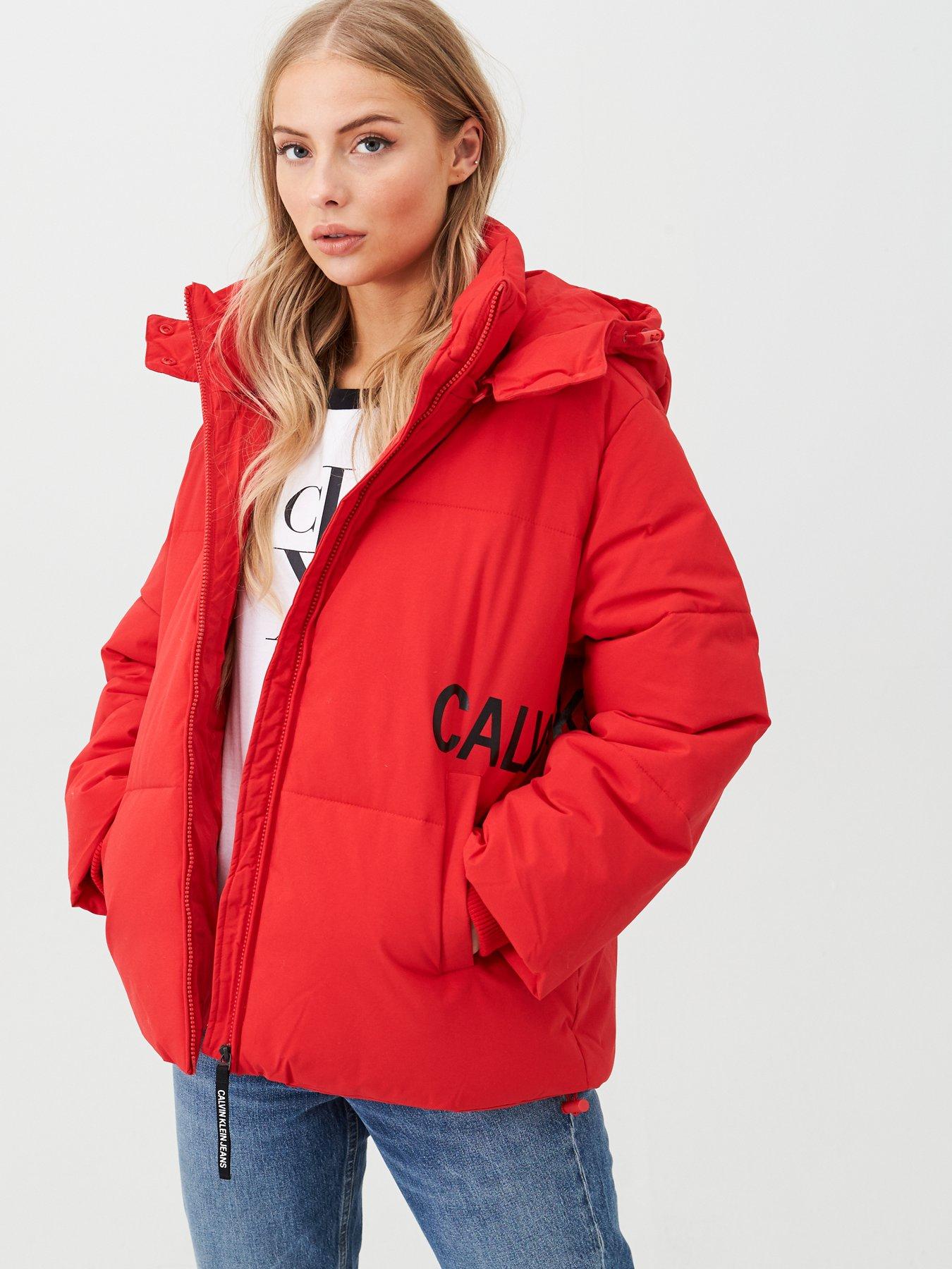 calvin klein jeans padded jacket