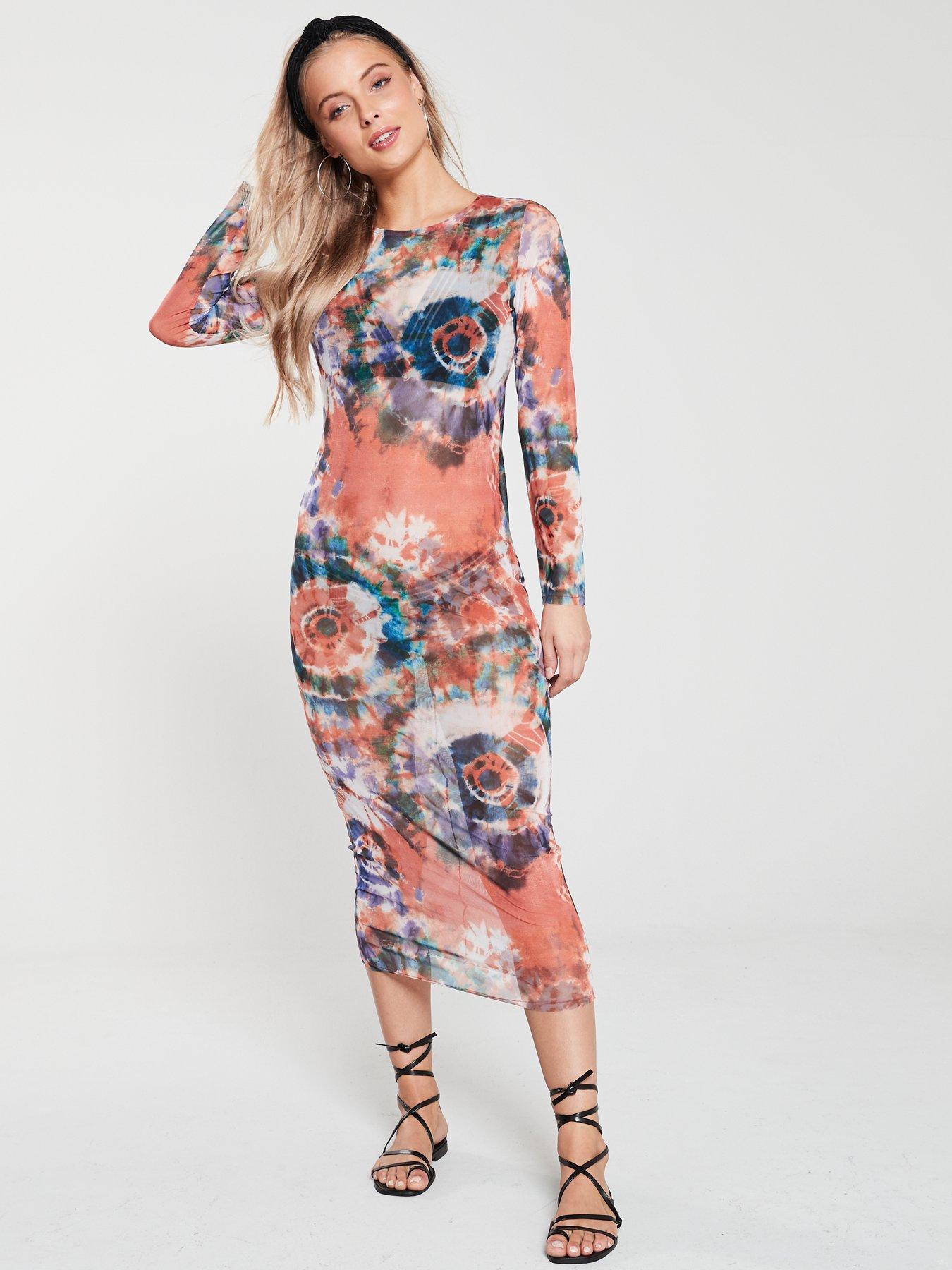 V By Very Multi Tie Dye Cover Up Dress review