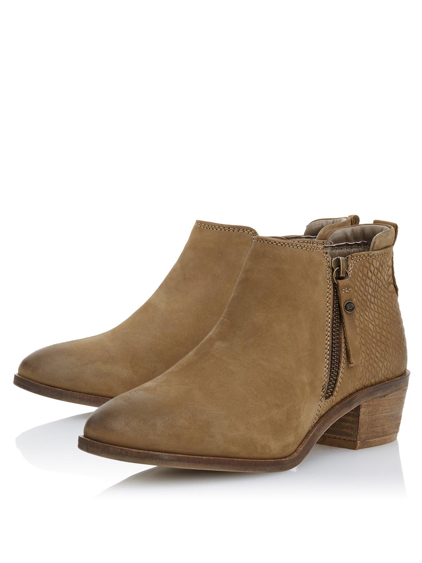 dune taupe ankle boots