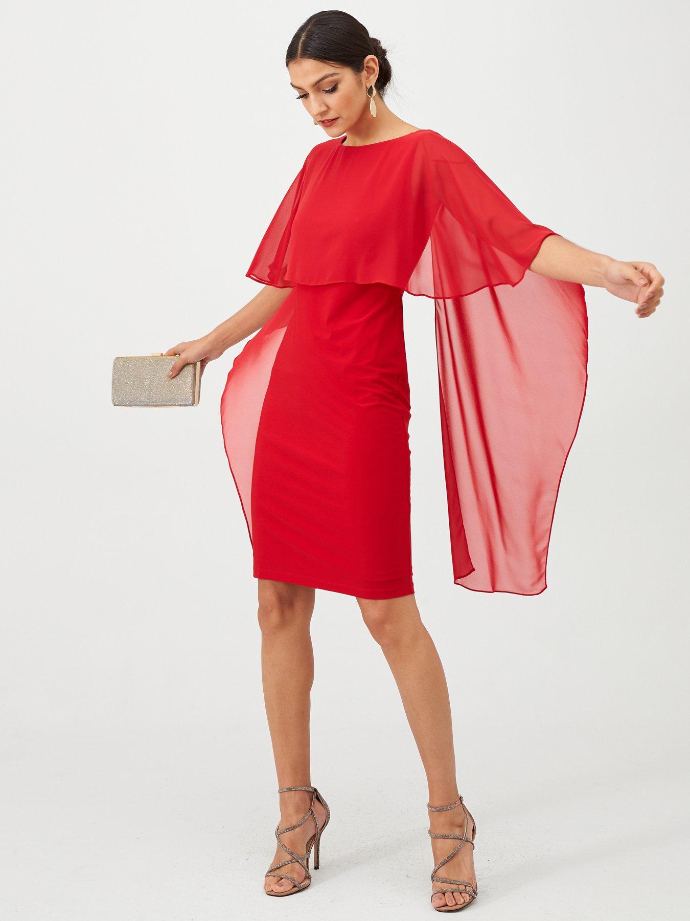 cape sleeve dress uk