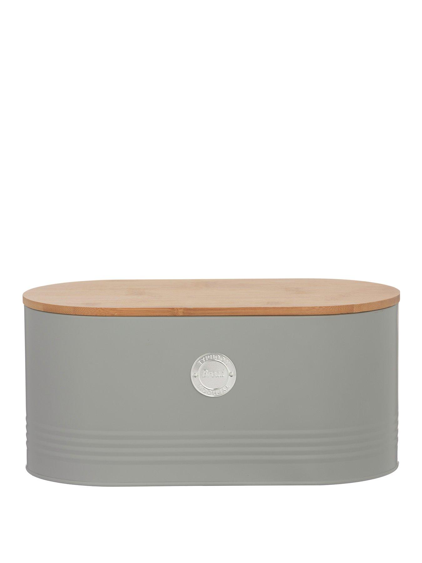 undefined Living Bread Bin – Grey