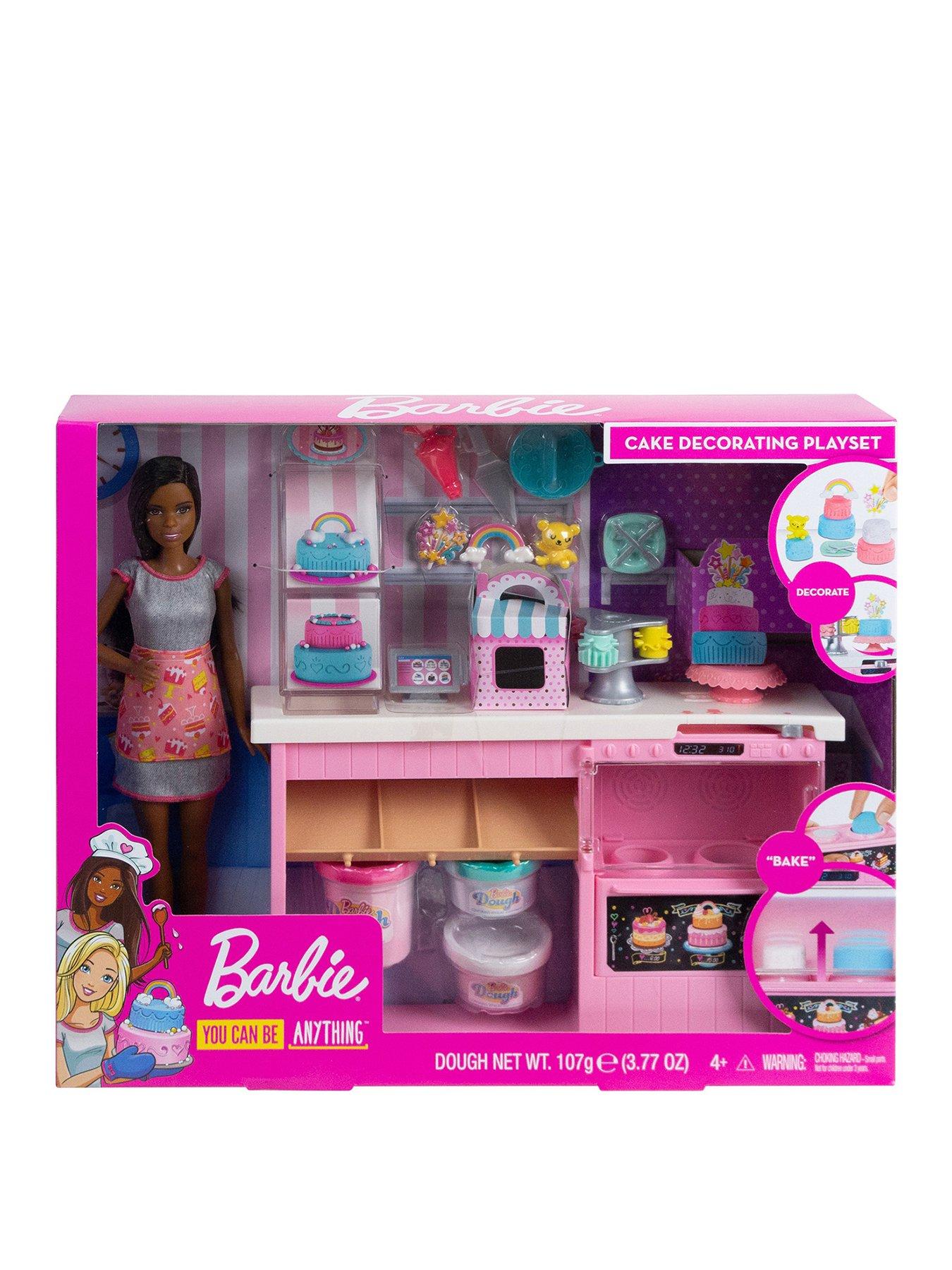 barbie cake decorating