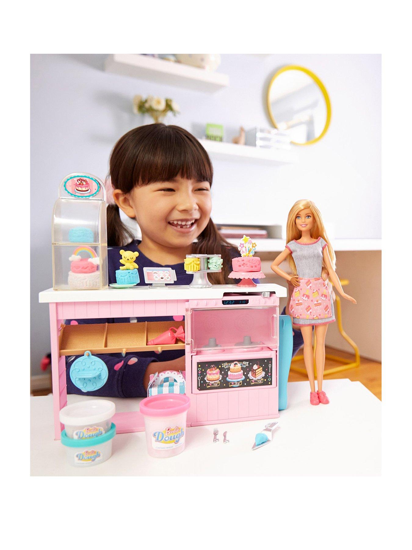 barbie bakery baking doll and playset