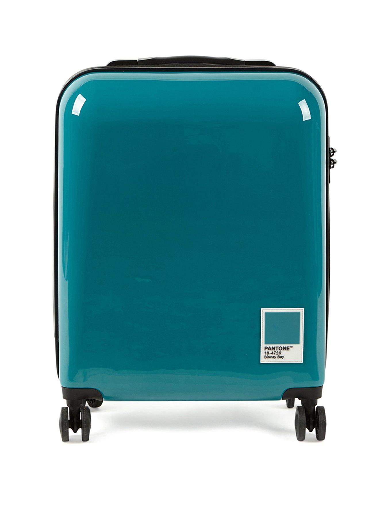 Pantone Teal Cabin Suitcase very.co.uk