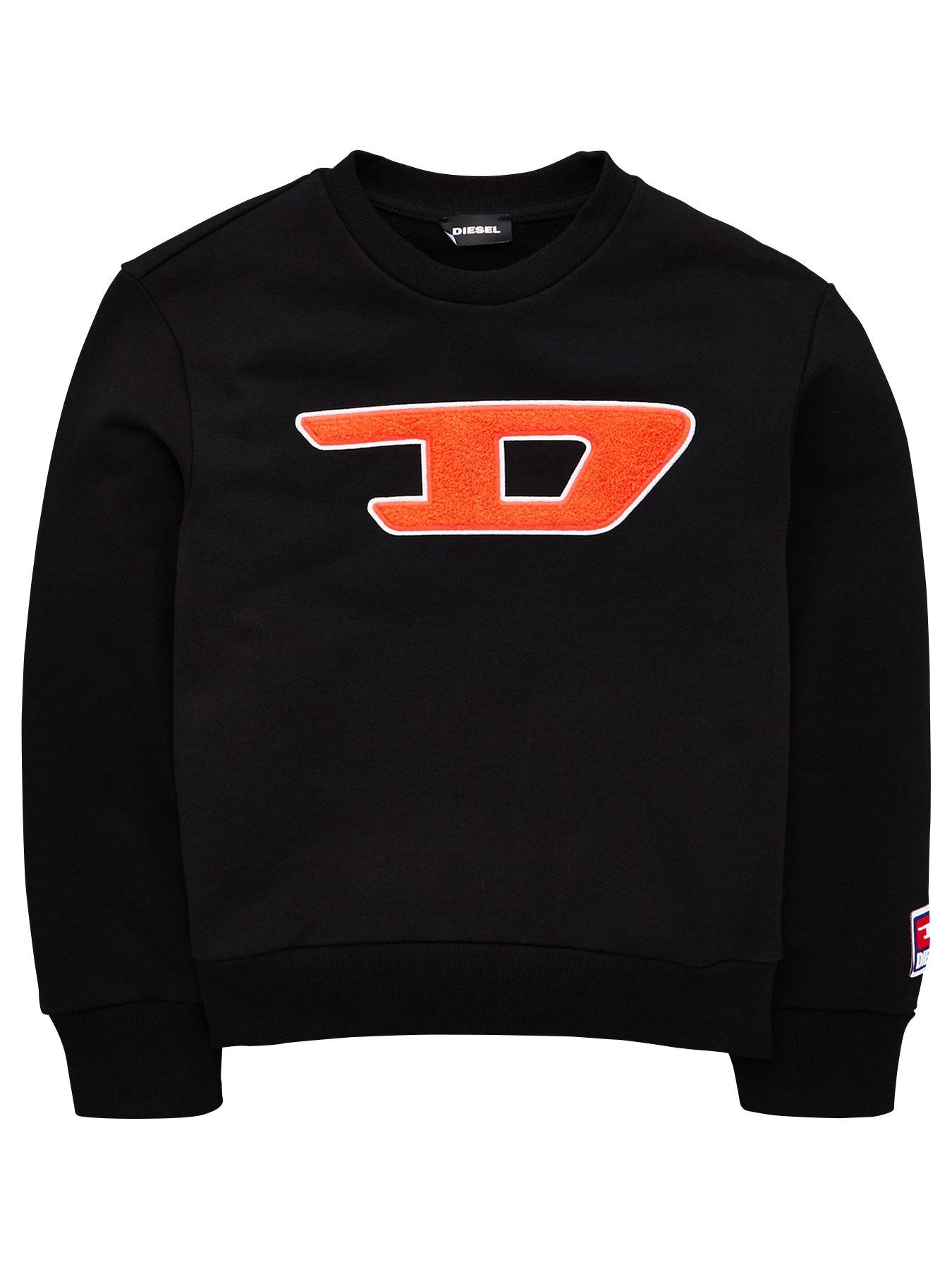 Diesel Diesel Boys Crew Applique Logo Sweat Top review