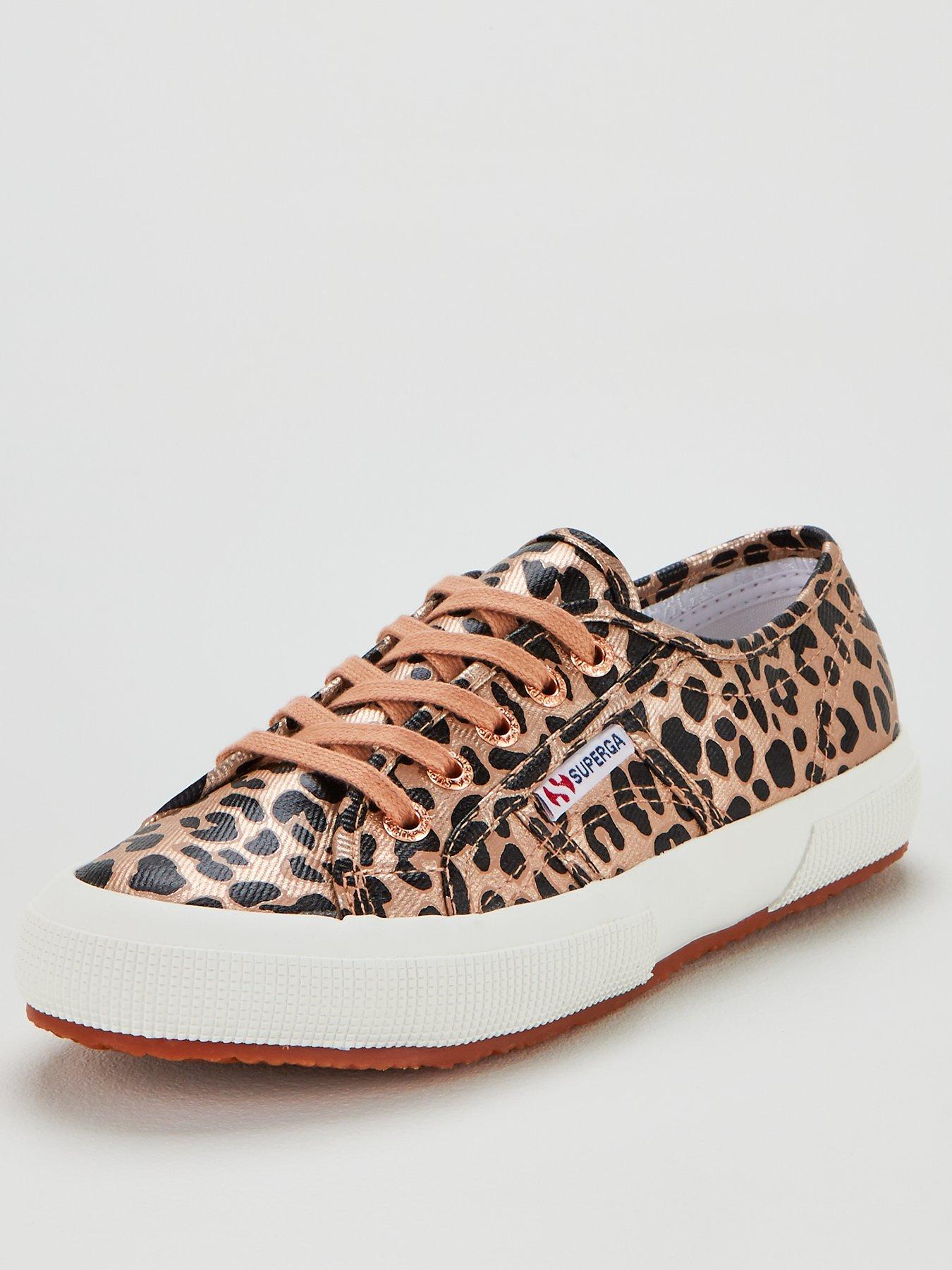 superga leopard print shoes