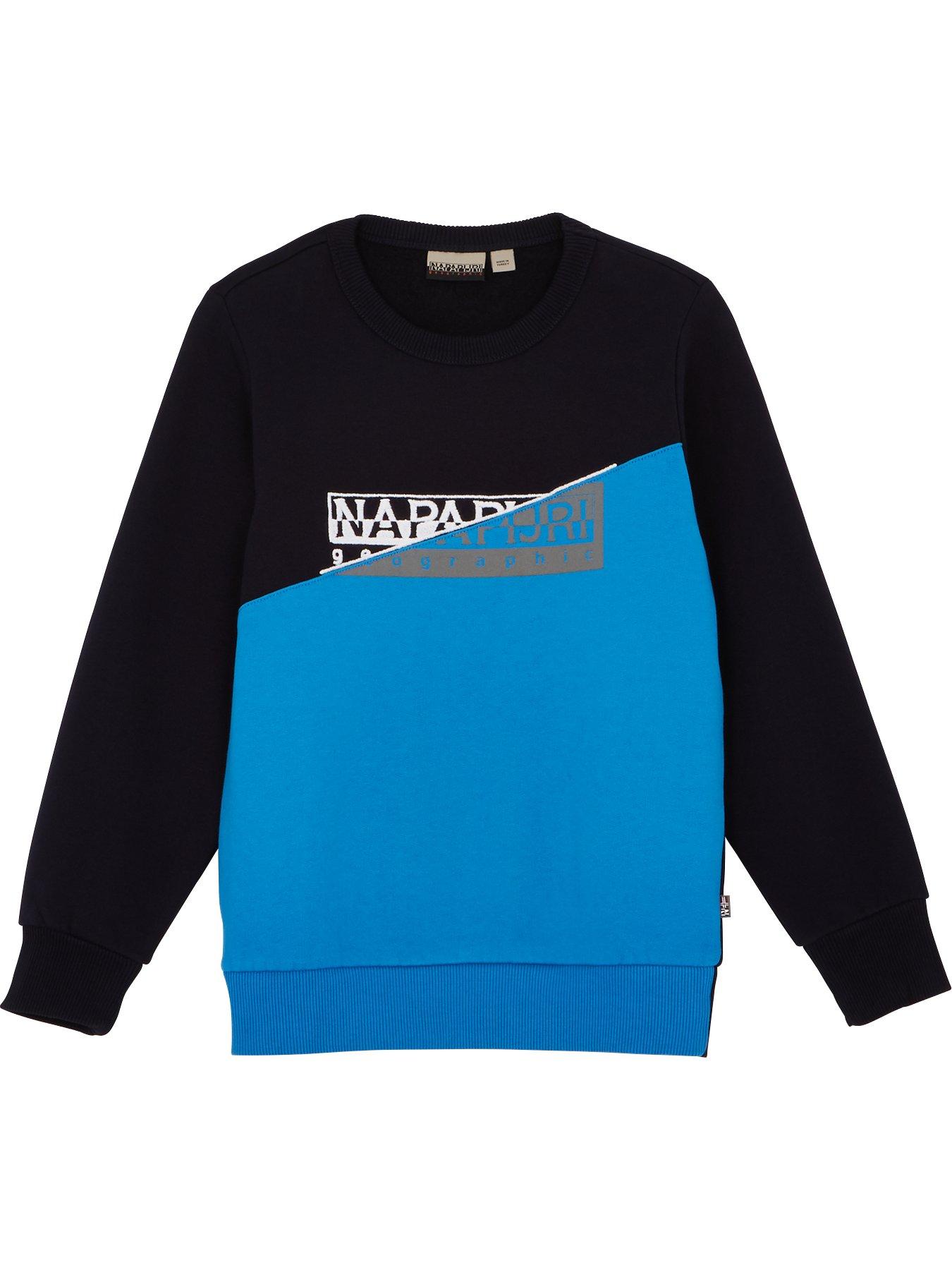 Napapijri Boys Baky Colourblock Crew Sweatshirt review