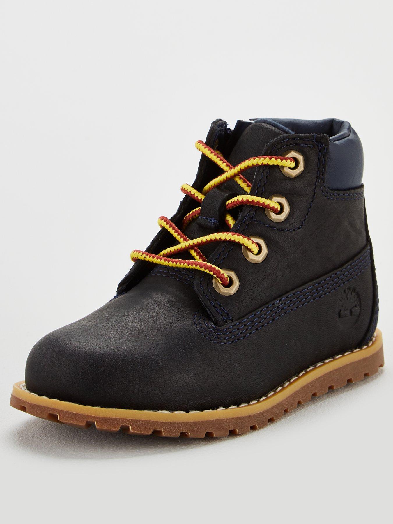 infant navy timberland boots