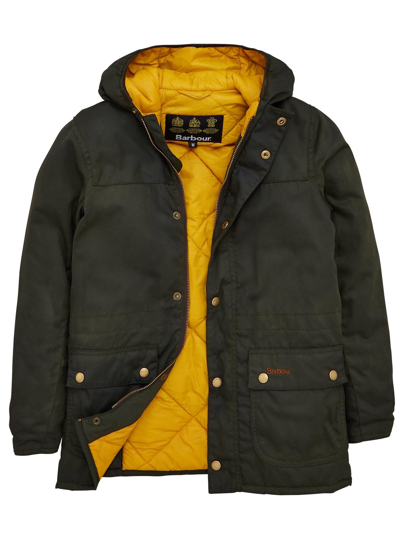 barbour boys coat