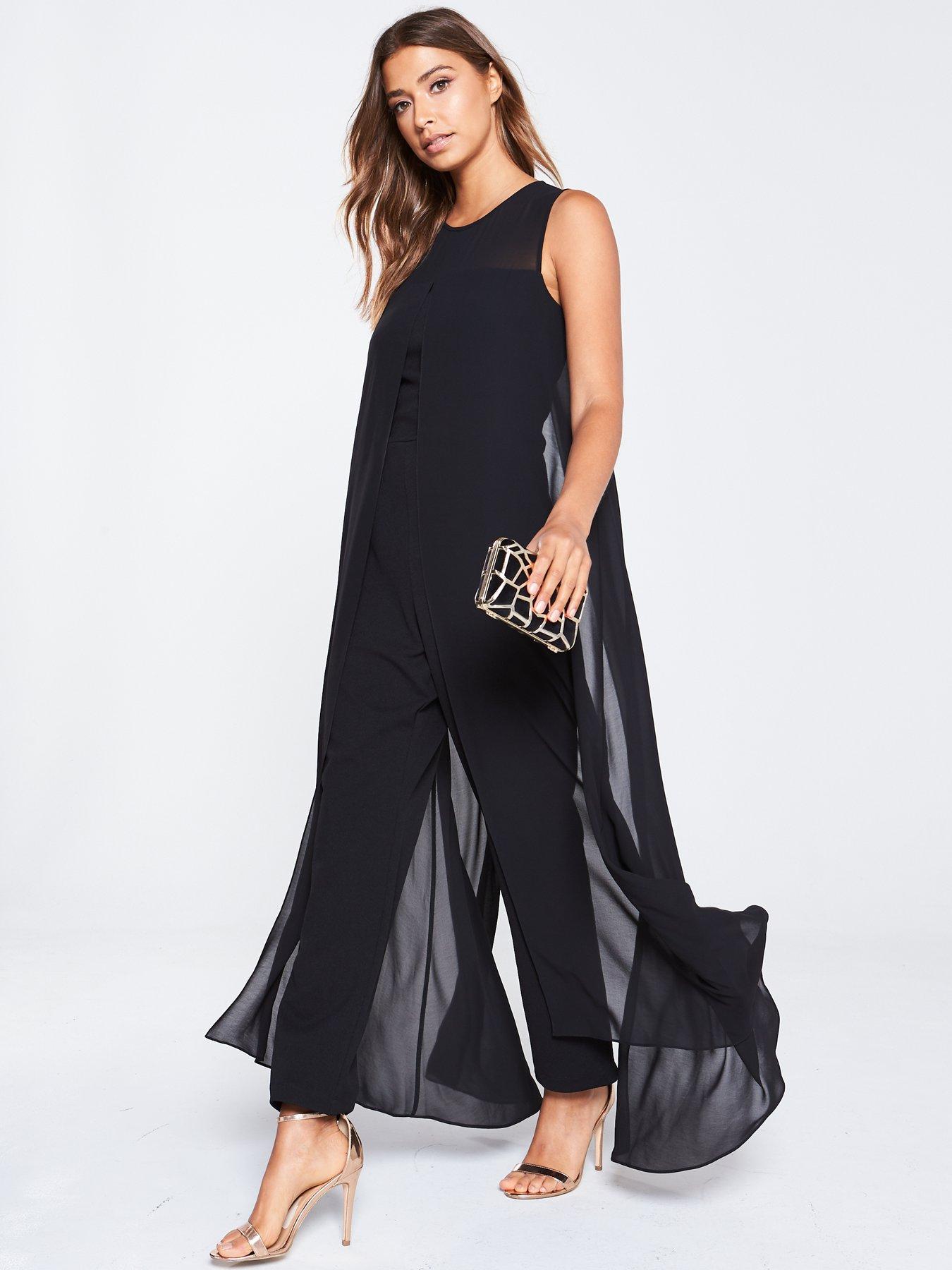 wallis split front jumpsuit