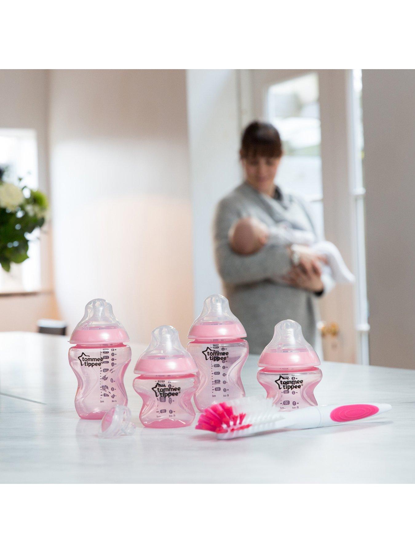small pink tommee tippee bottles