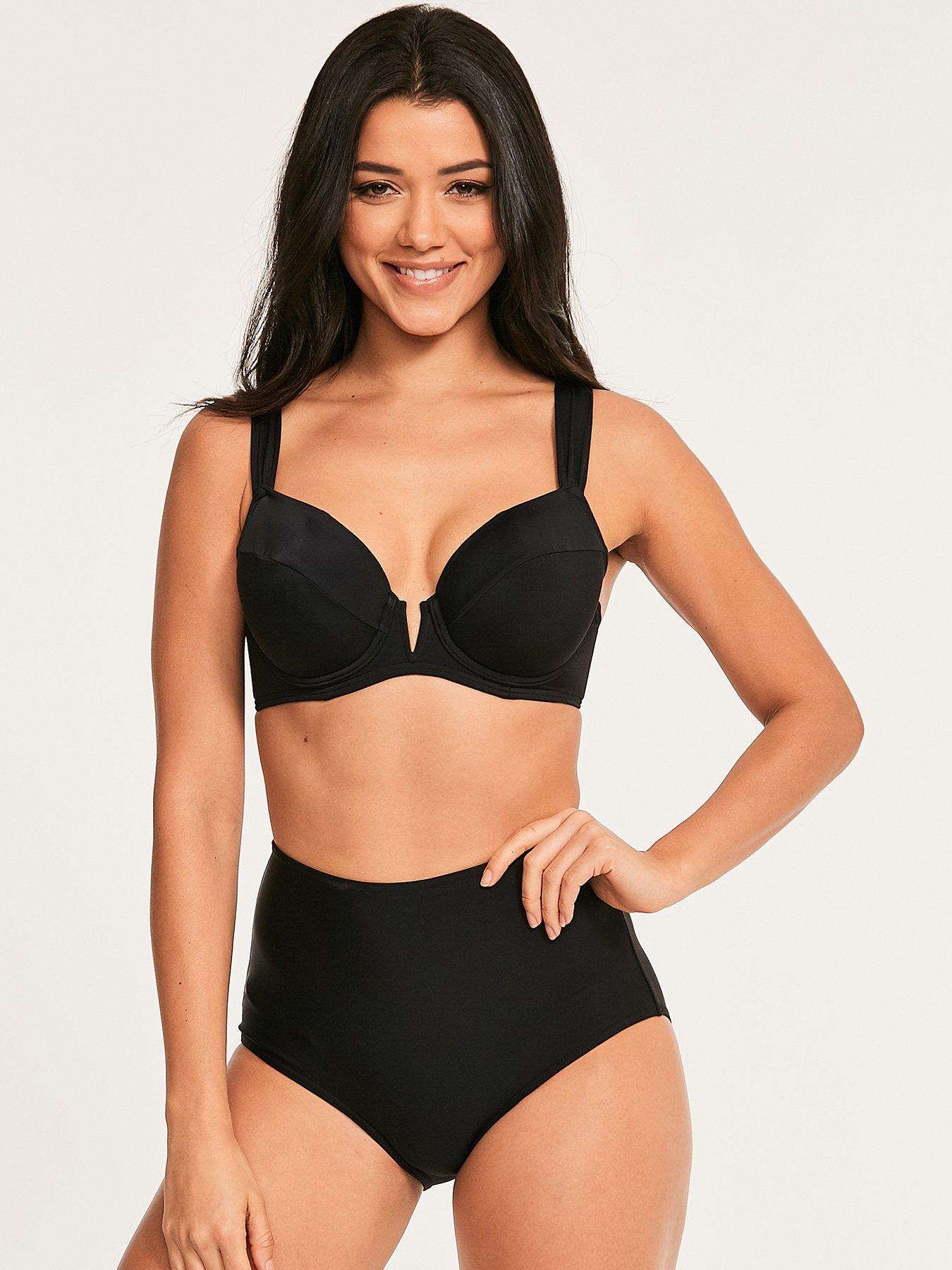 v wire underwire bikini top