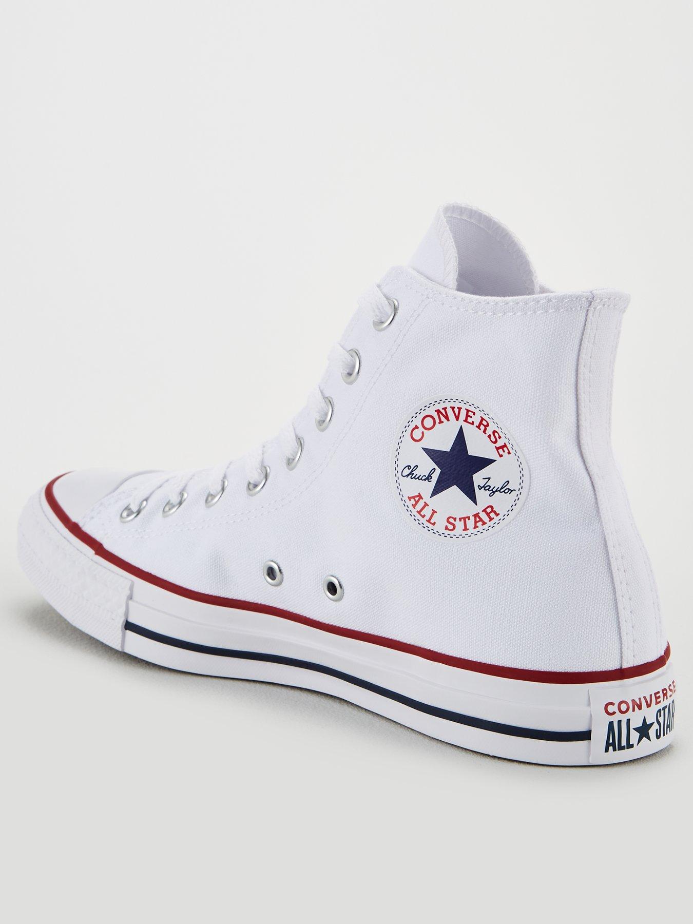 White on sale converse very