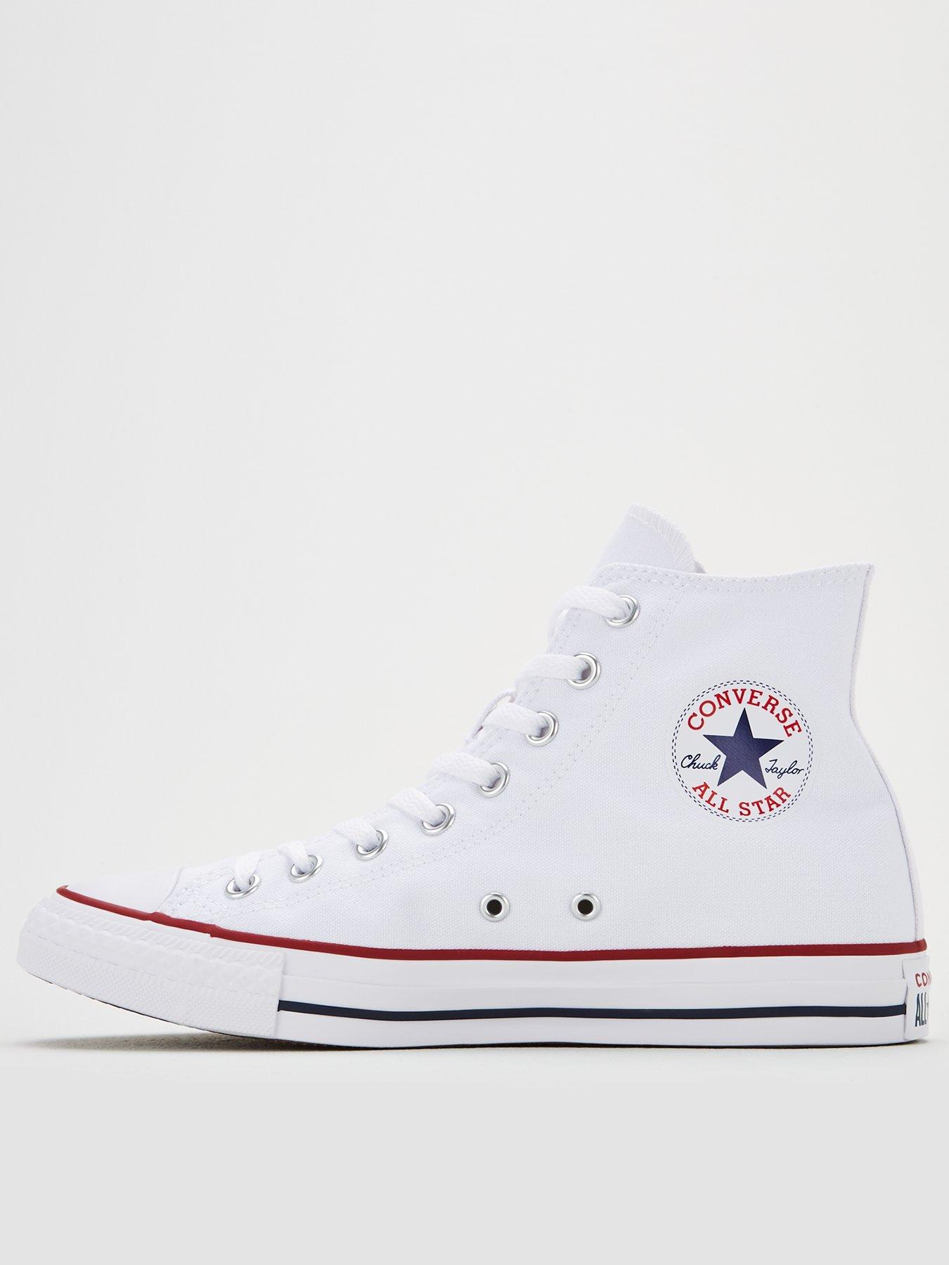 Very on sale white converse