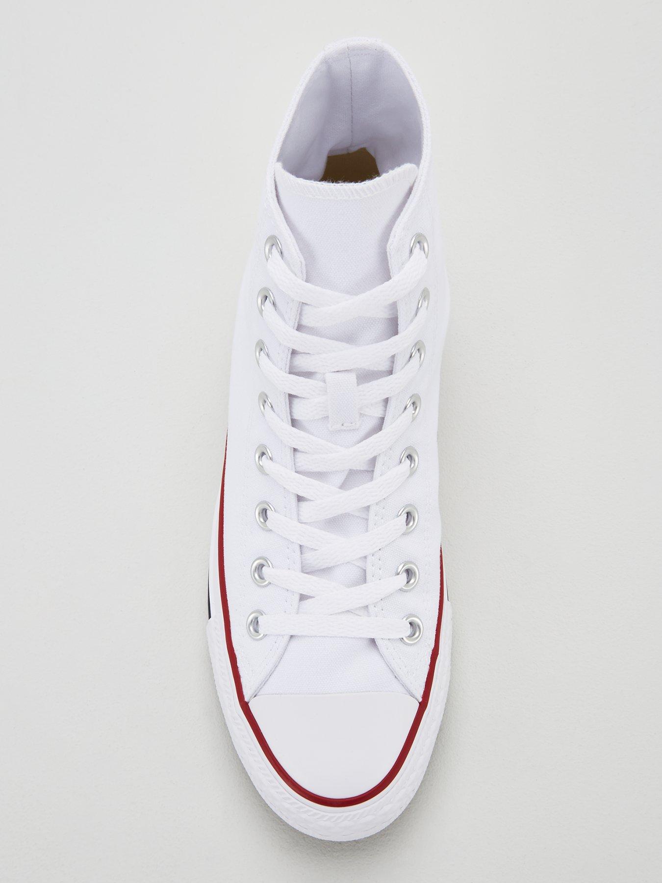 All white hi top clearance converse