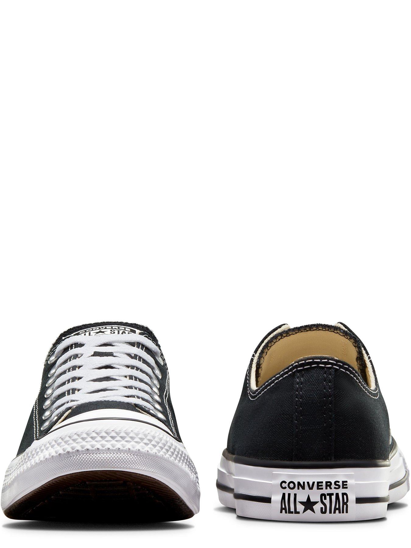 Converse Chuck Taylor All Star Ox - Black | very.co.uk