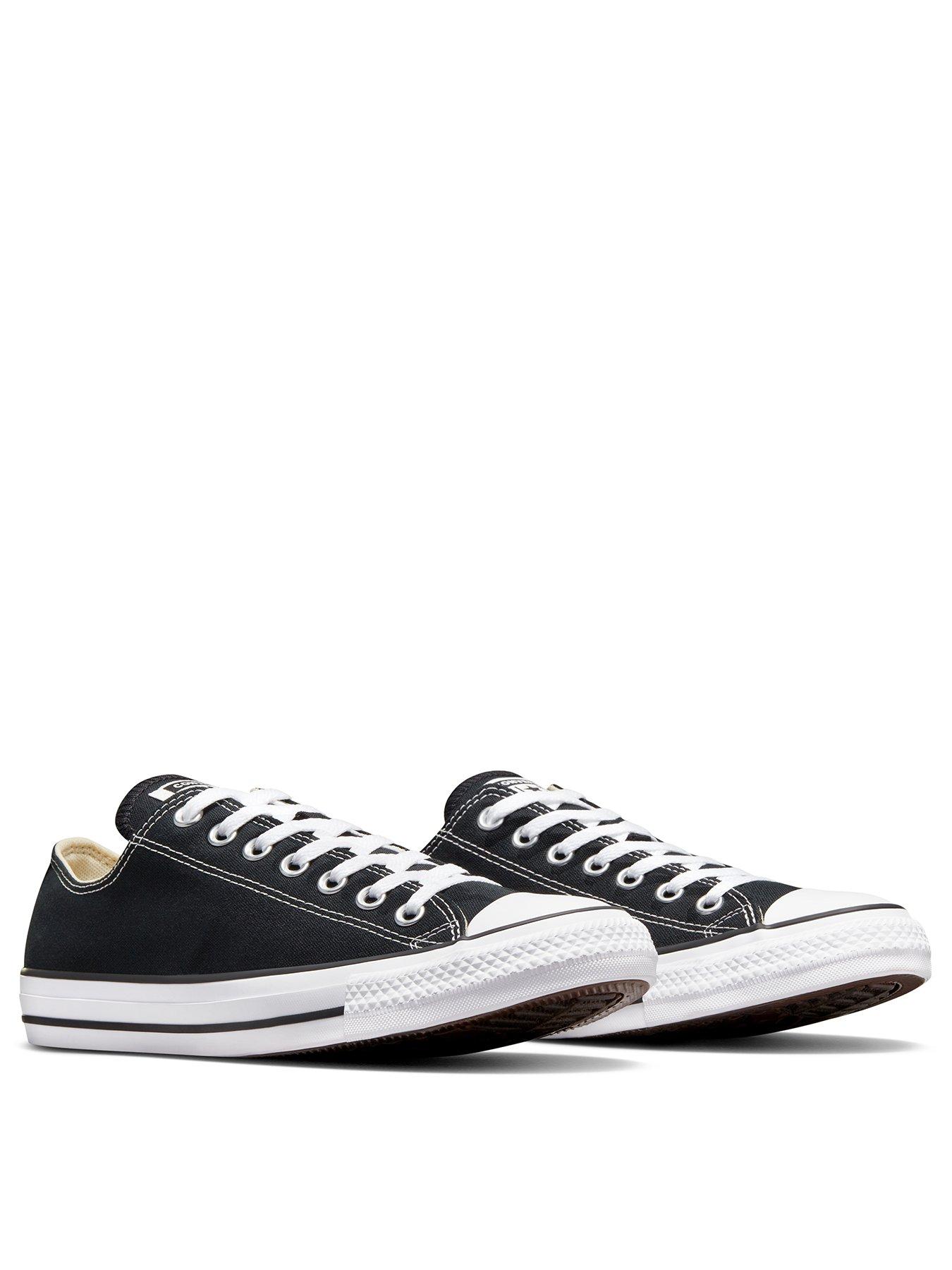 Converse Chuck Taylor All Star Ox - Black | very.co.uk