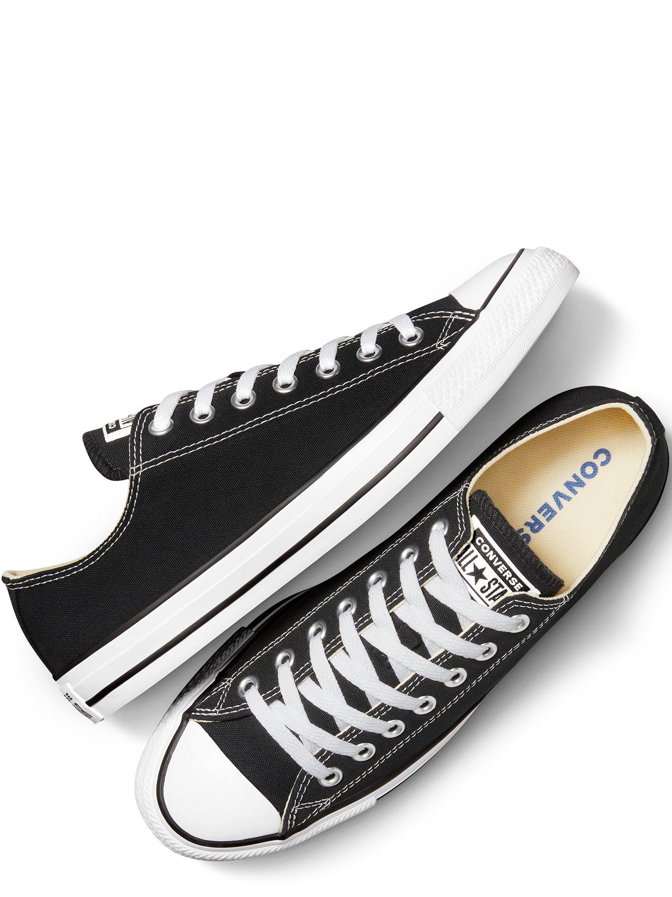 Converse Mens Ox Trainers - Black | Very.co.uk