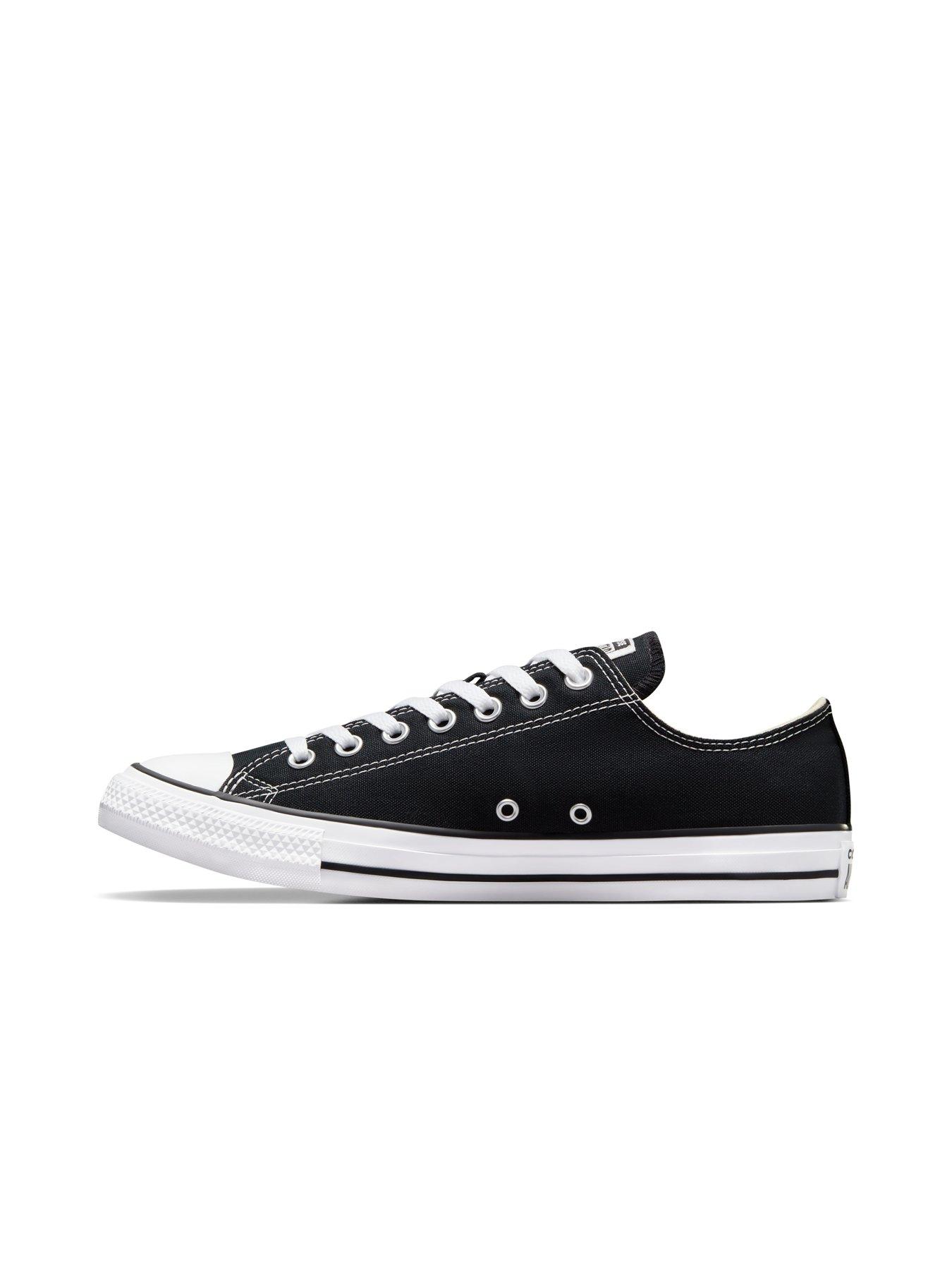 Converse Mens Ox Trainers - Black | Very.co.uk