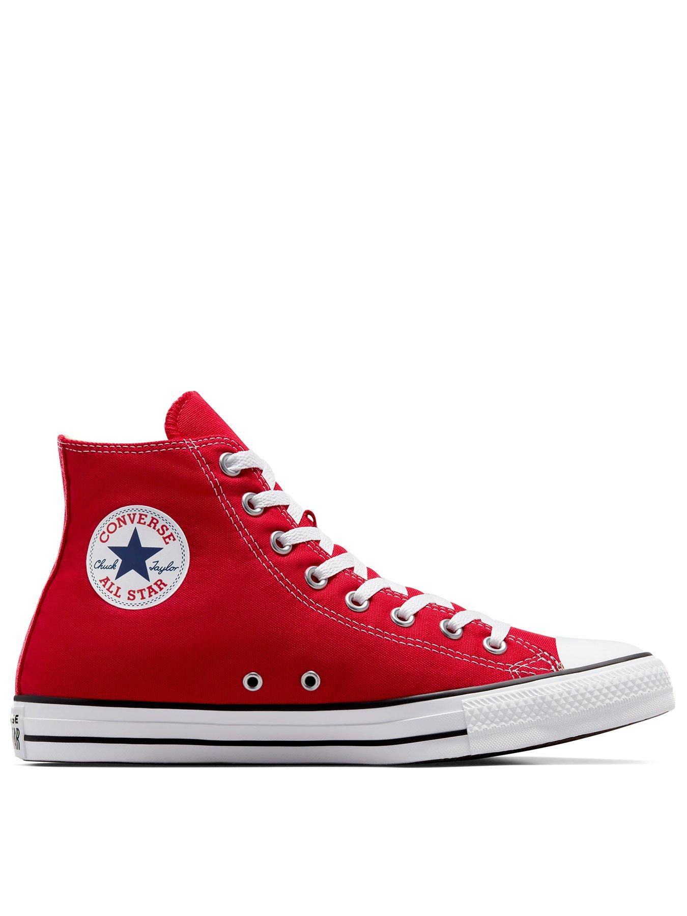 Converse Chuck Taylor All Star Hi - Red | very.co.uk