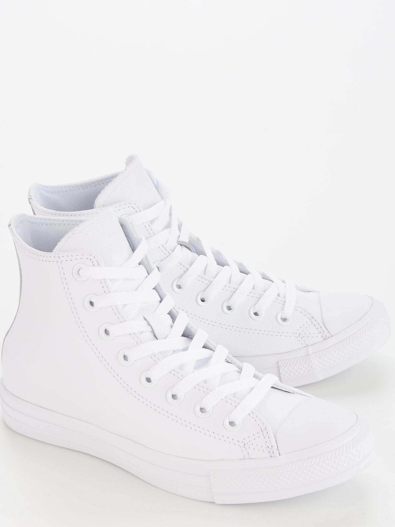 chuck taylor all star leather high top white