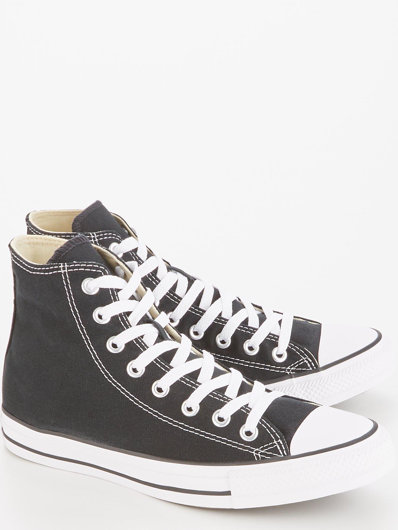 Mens black converse sale