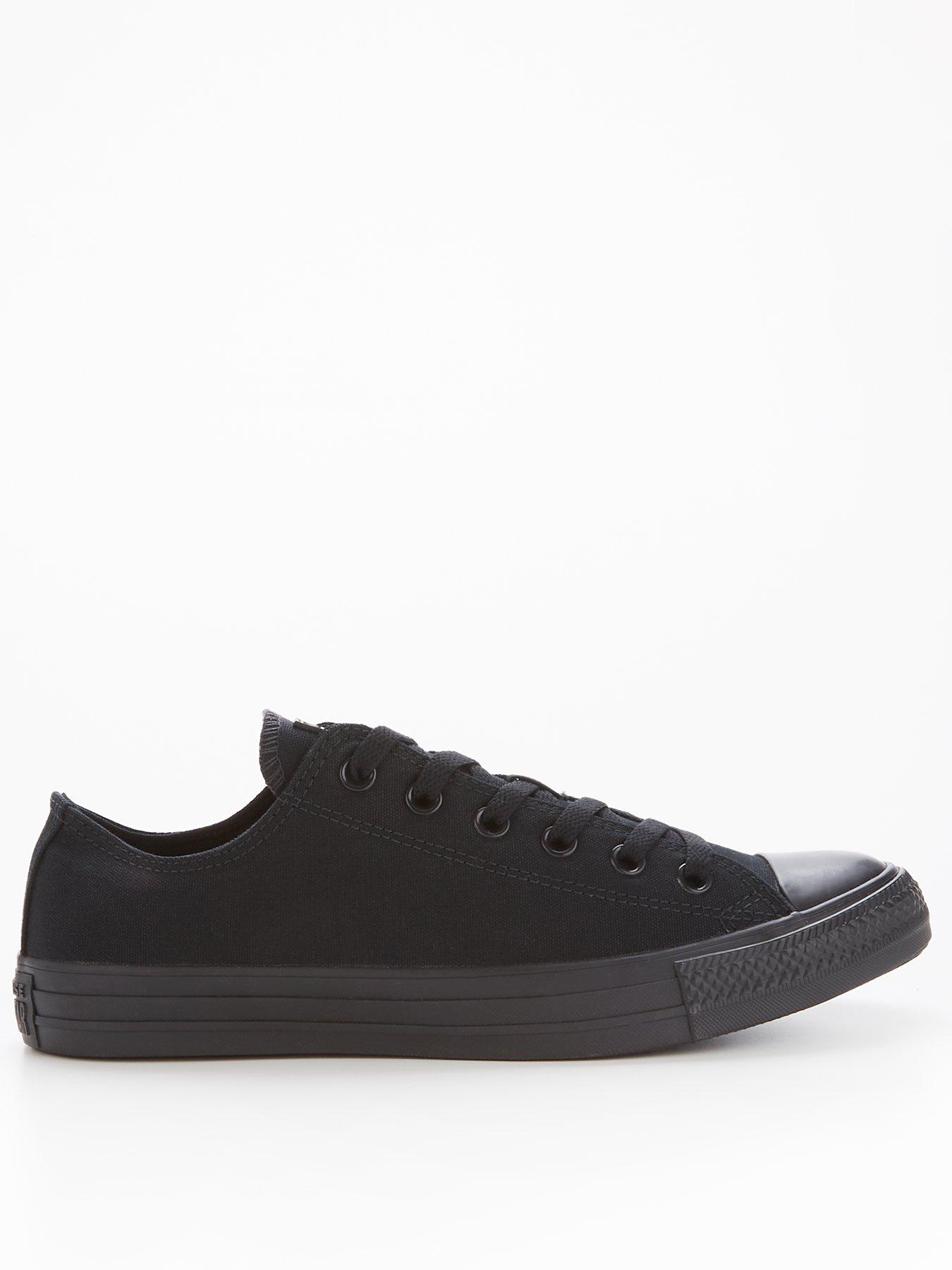 Converse black all shop star oxford trainers