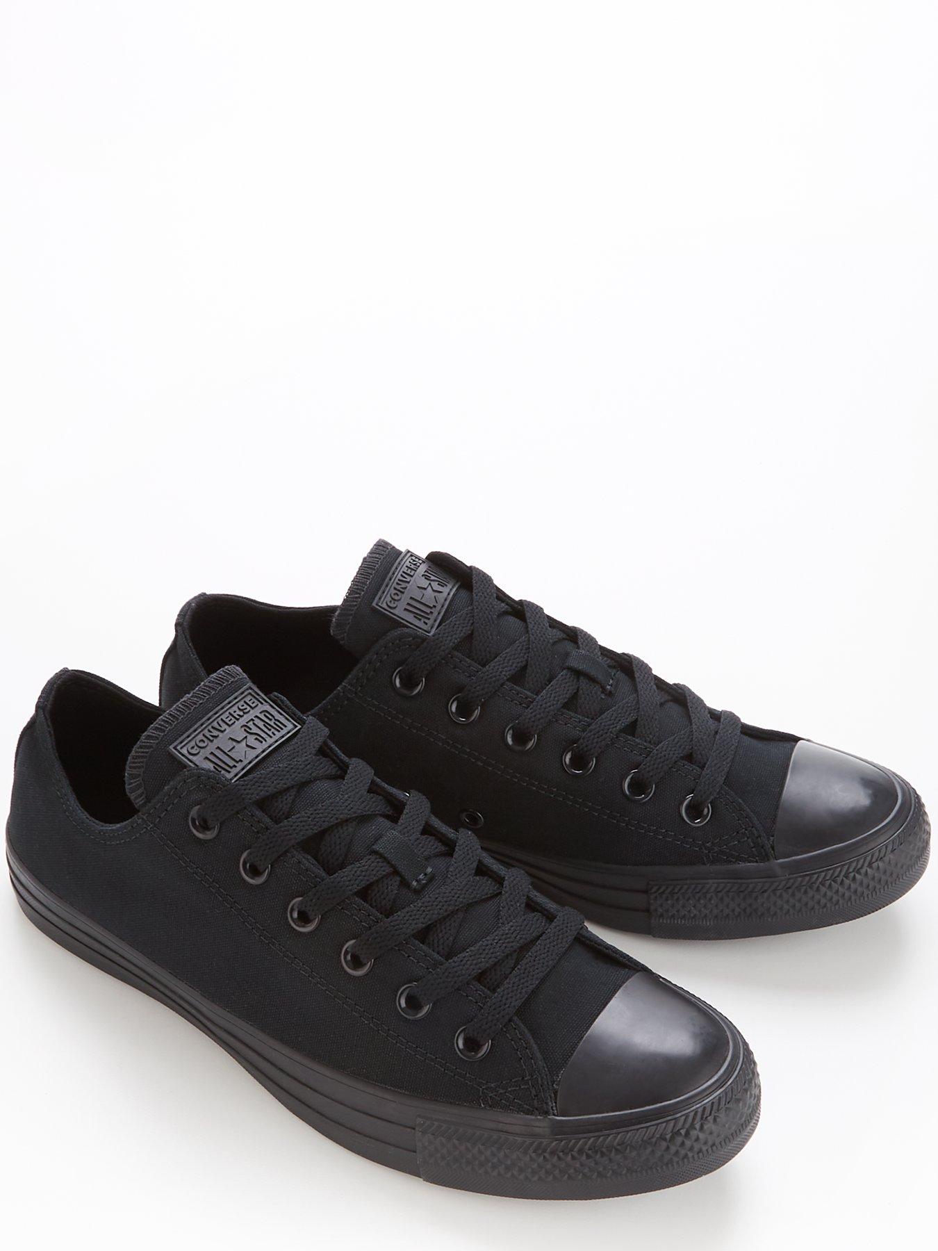 Mens converse clearance black