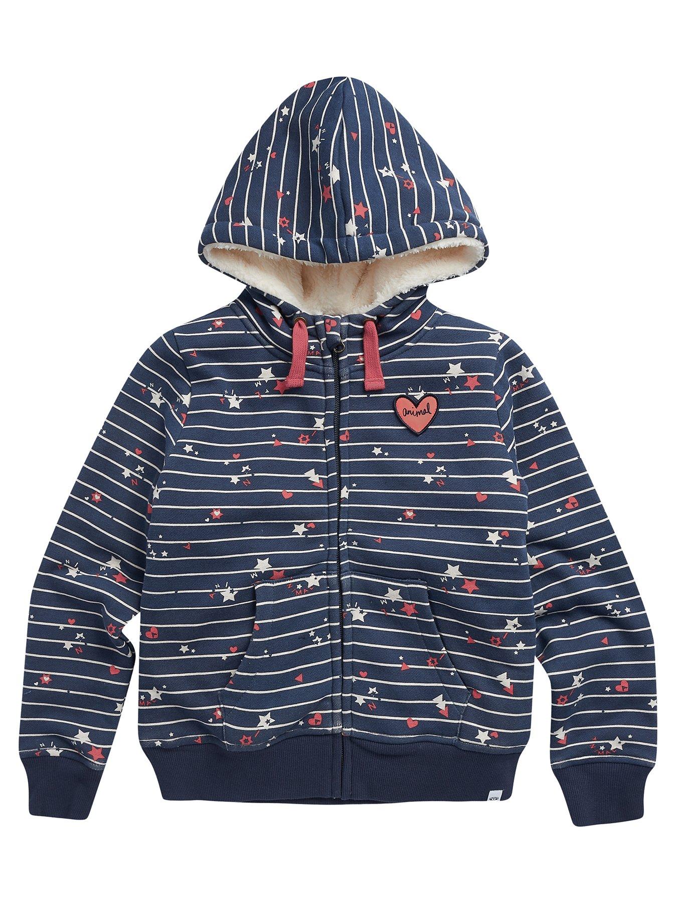 Animal Girls Cluster Heart Zip Through Hoodie review