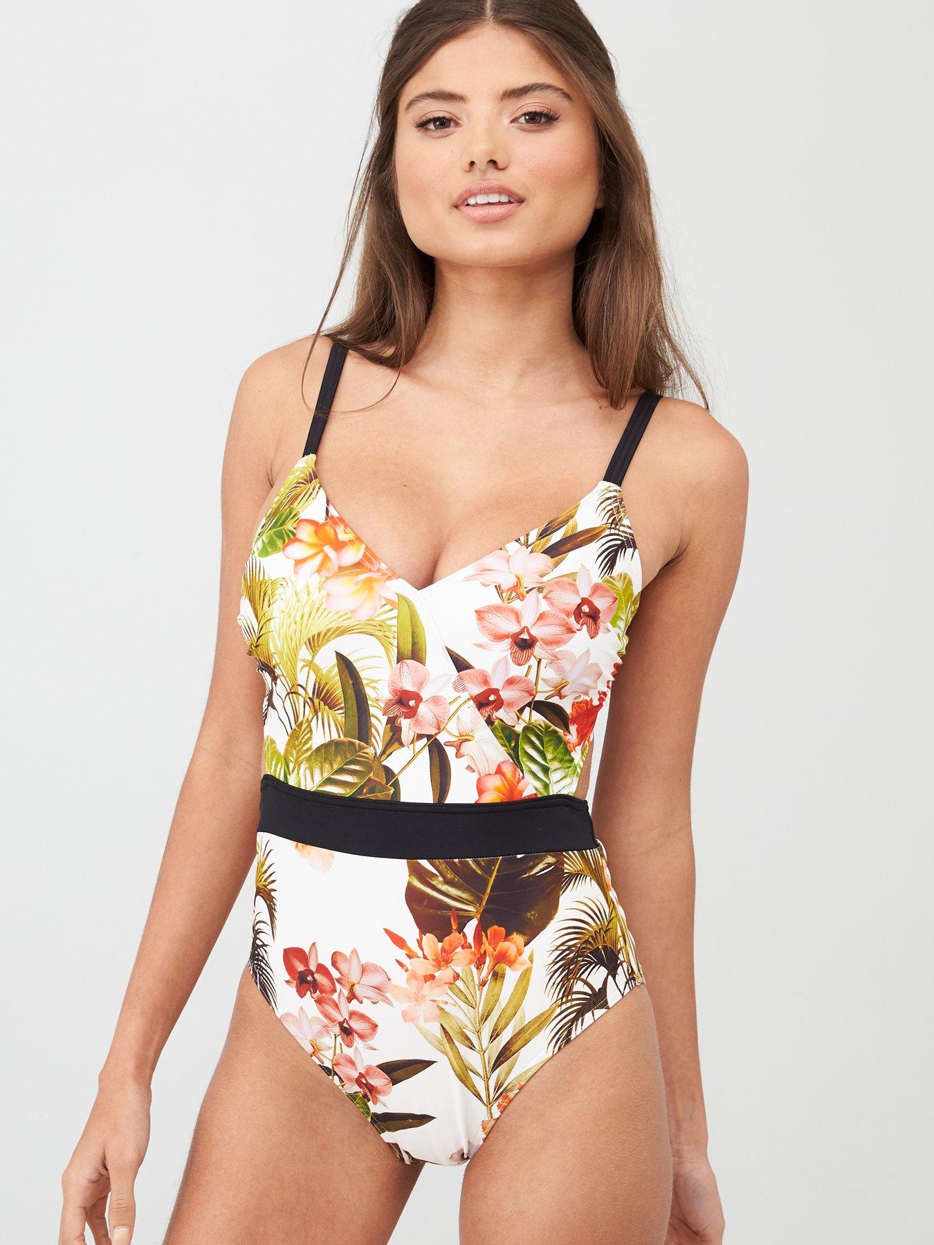 underwired control swimsuit