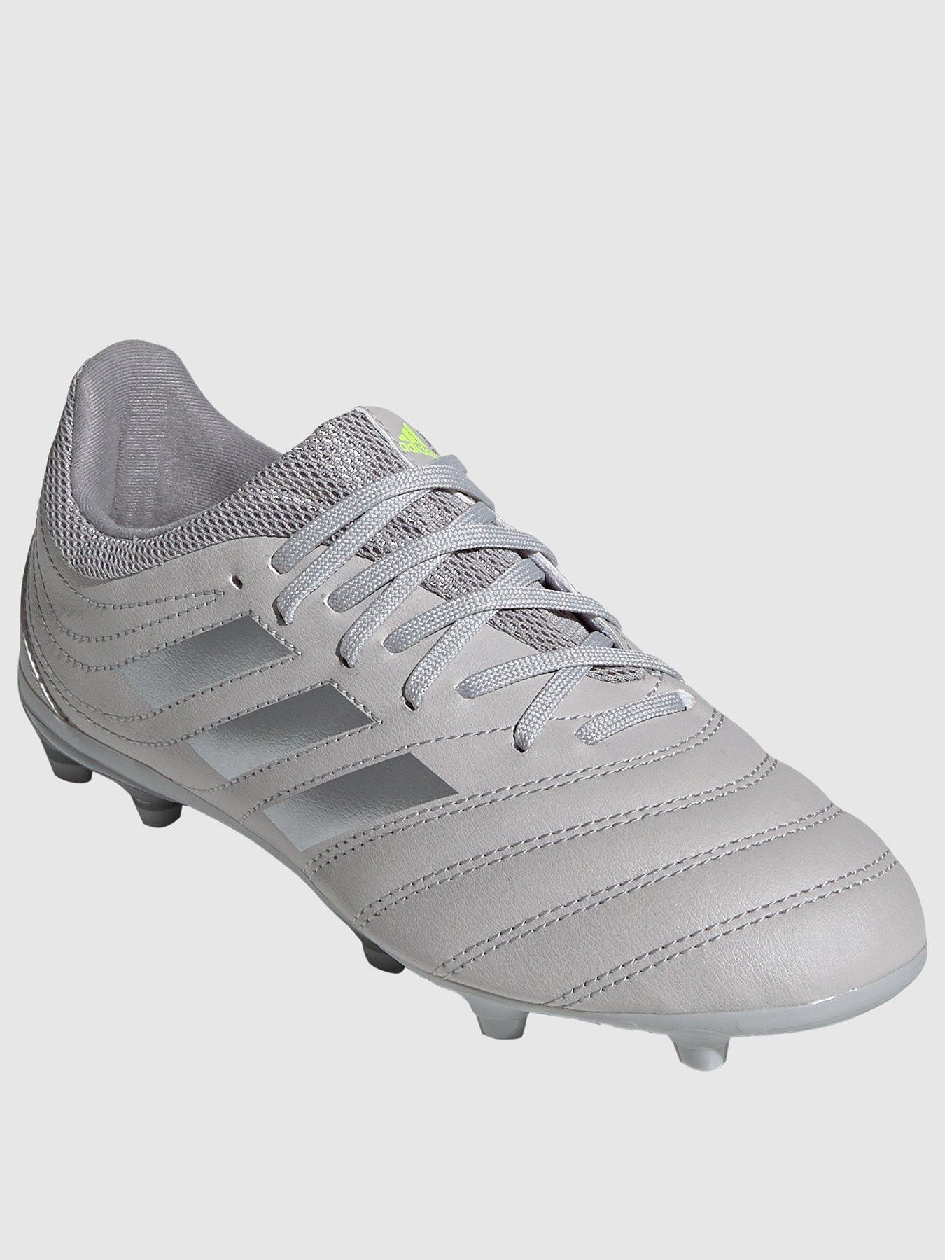 grey football boots